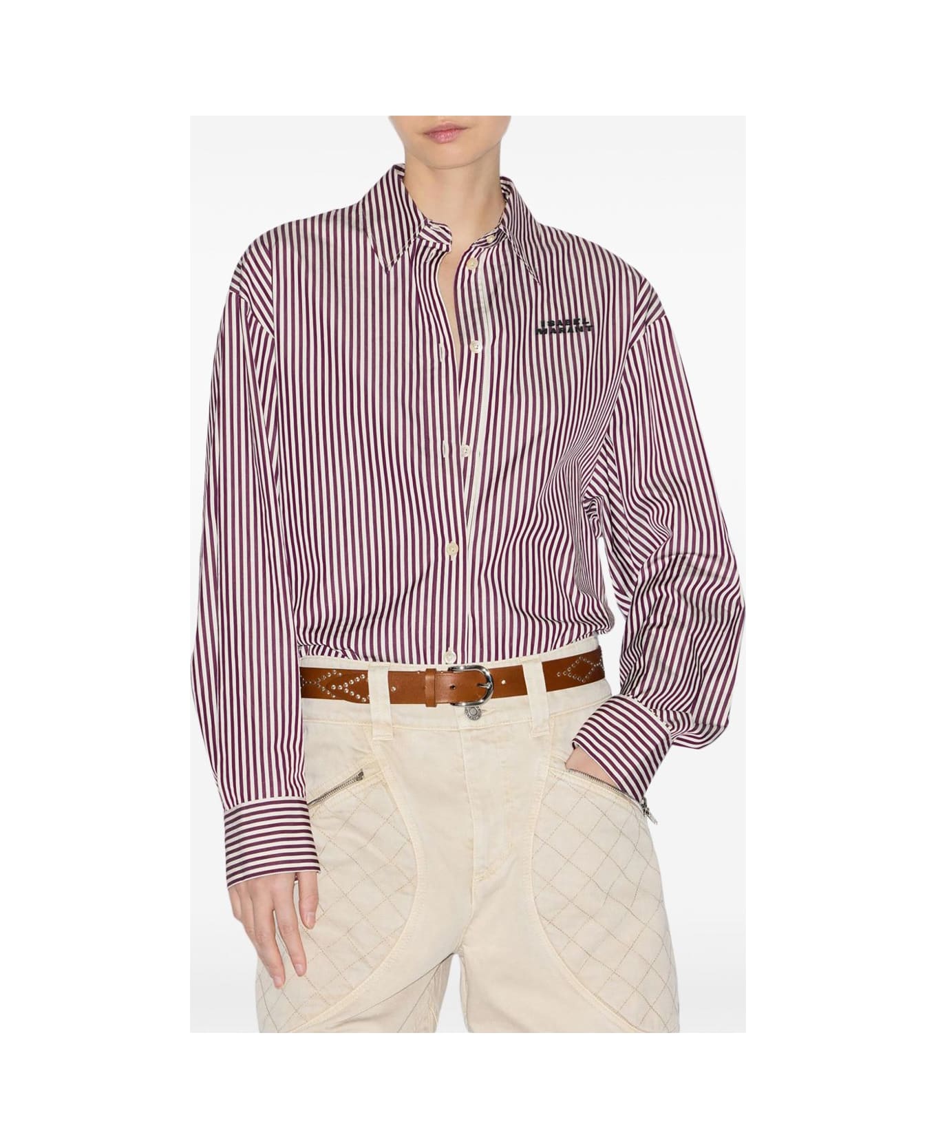 Isabel Marant Fabriza Cotton Shirt - Beige