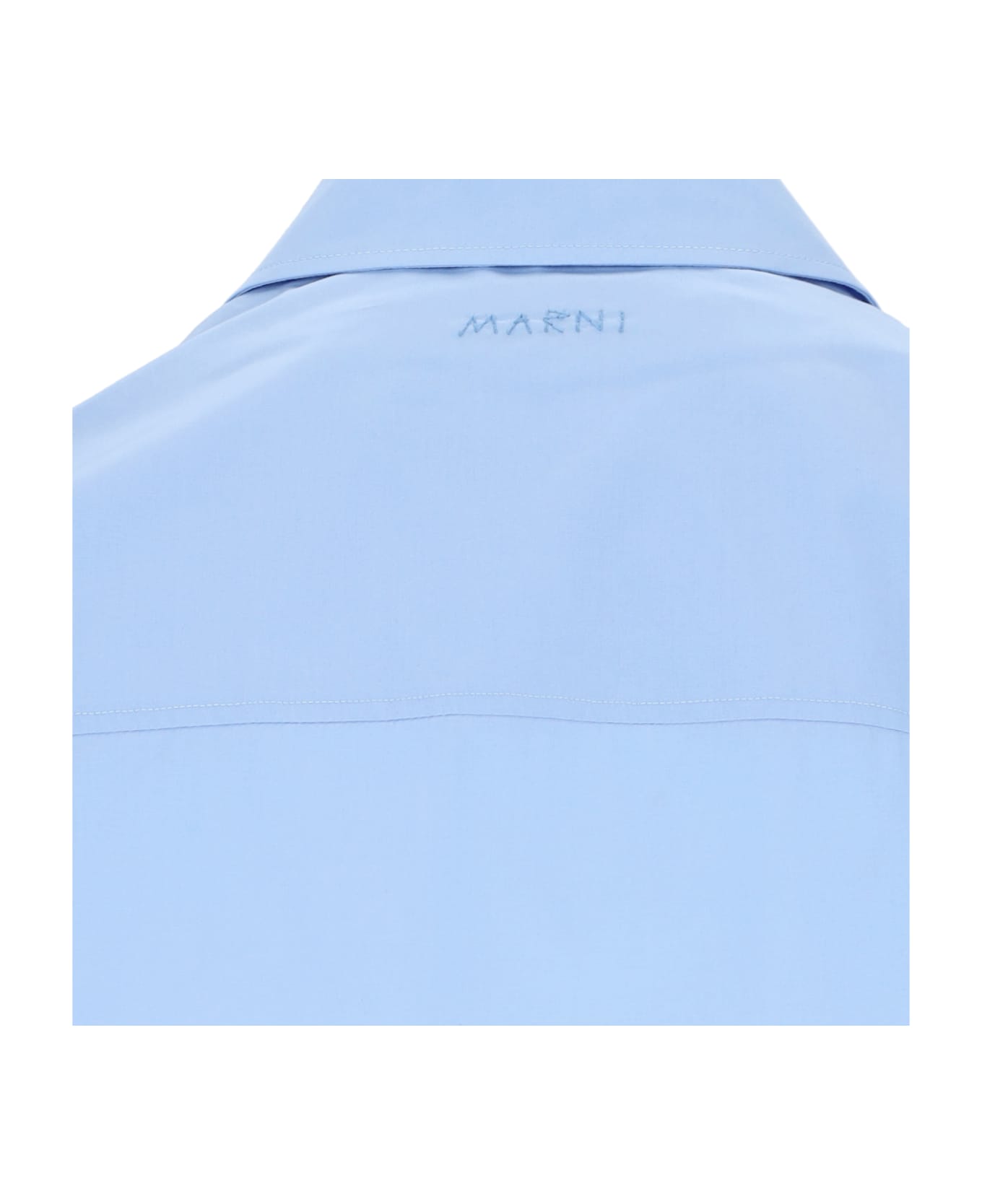 Marni Cropped Shirt - Light Blue
