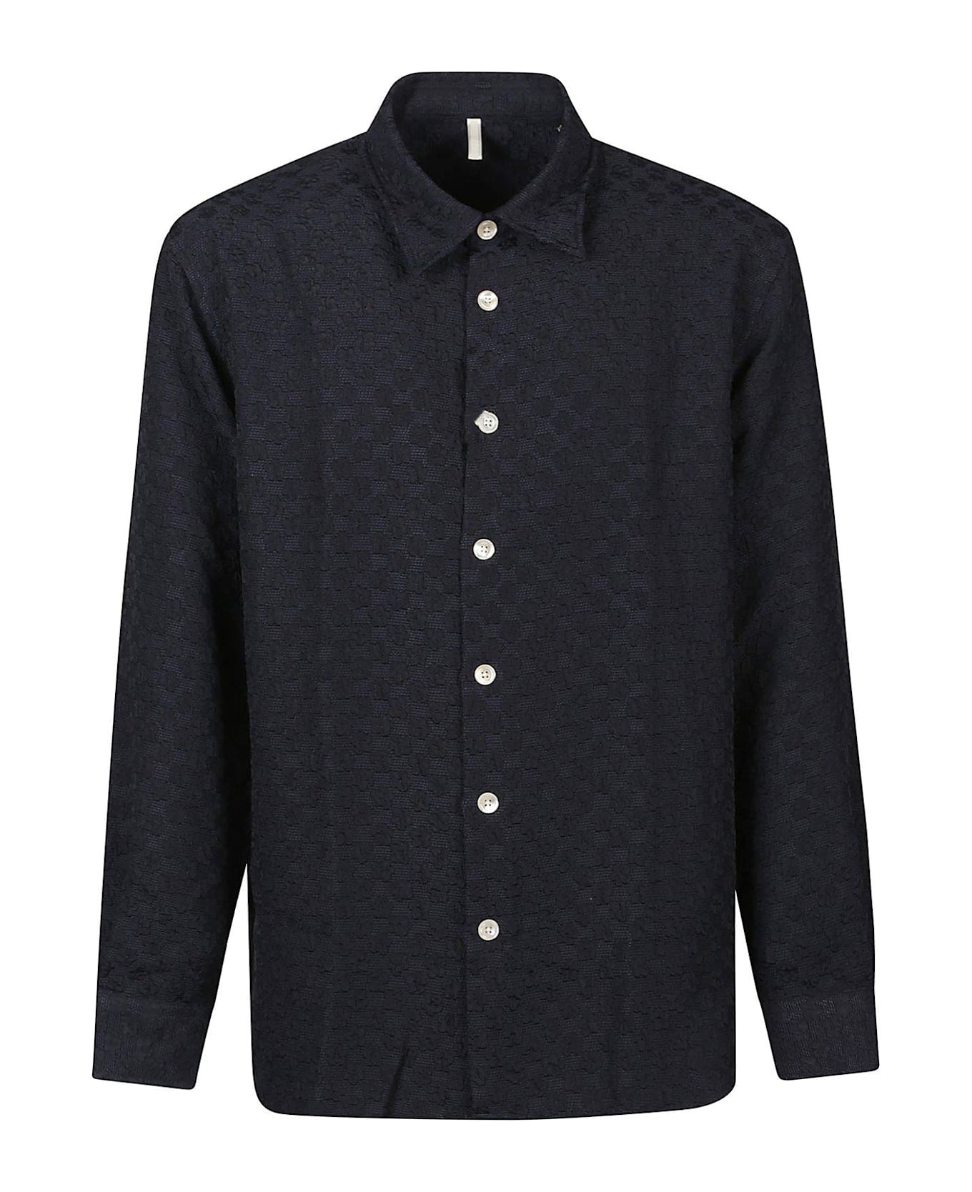 Sunflower Studio Floral Jacquard Shirt - Blue