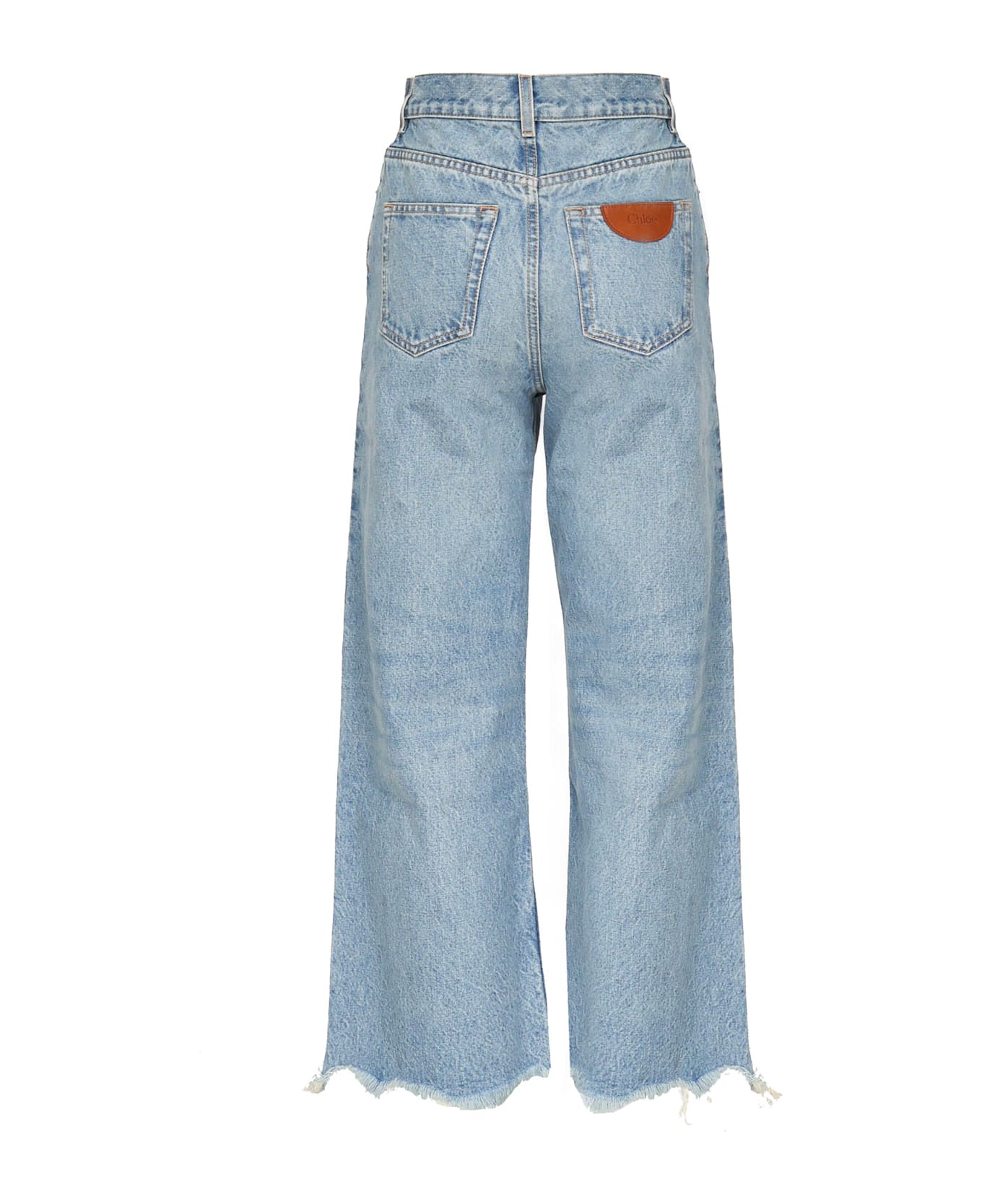 Chloé Cropped Denim Jeans - Blue
