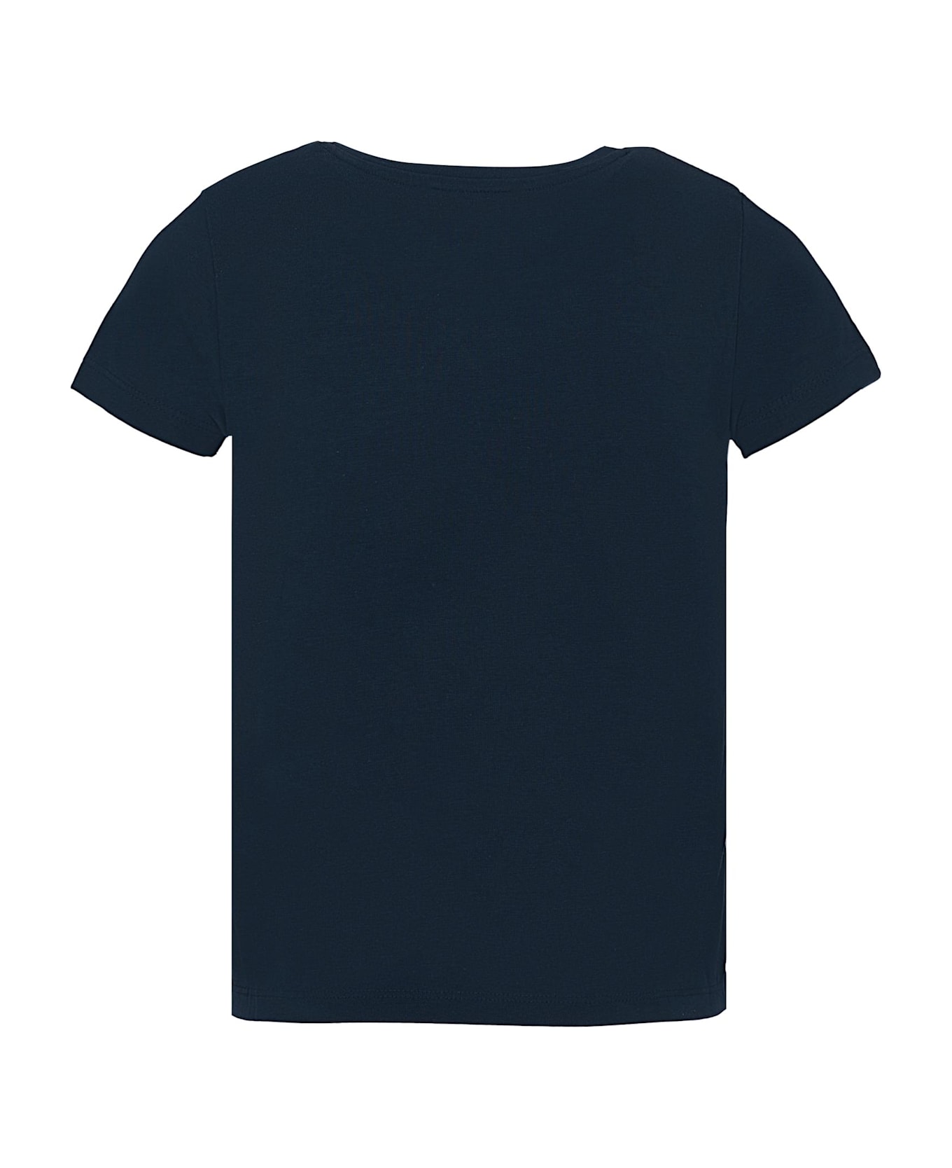 Michael Kors Blue T-shirt For Girl With Logo - Blue