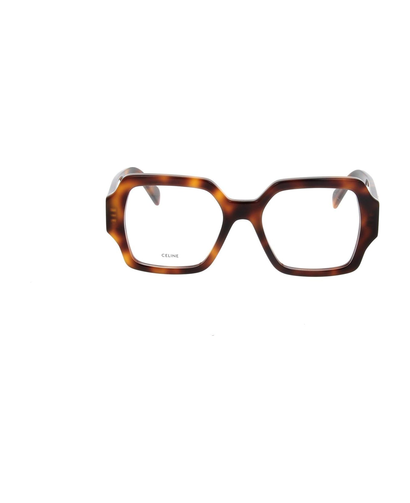 Celine Oversized Square Frame Glasses - 053 - Black