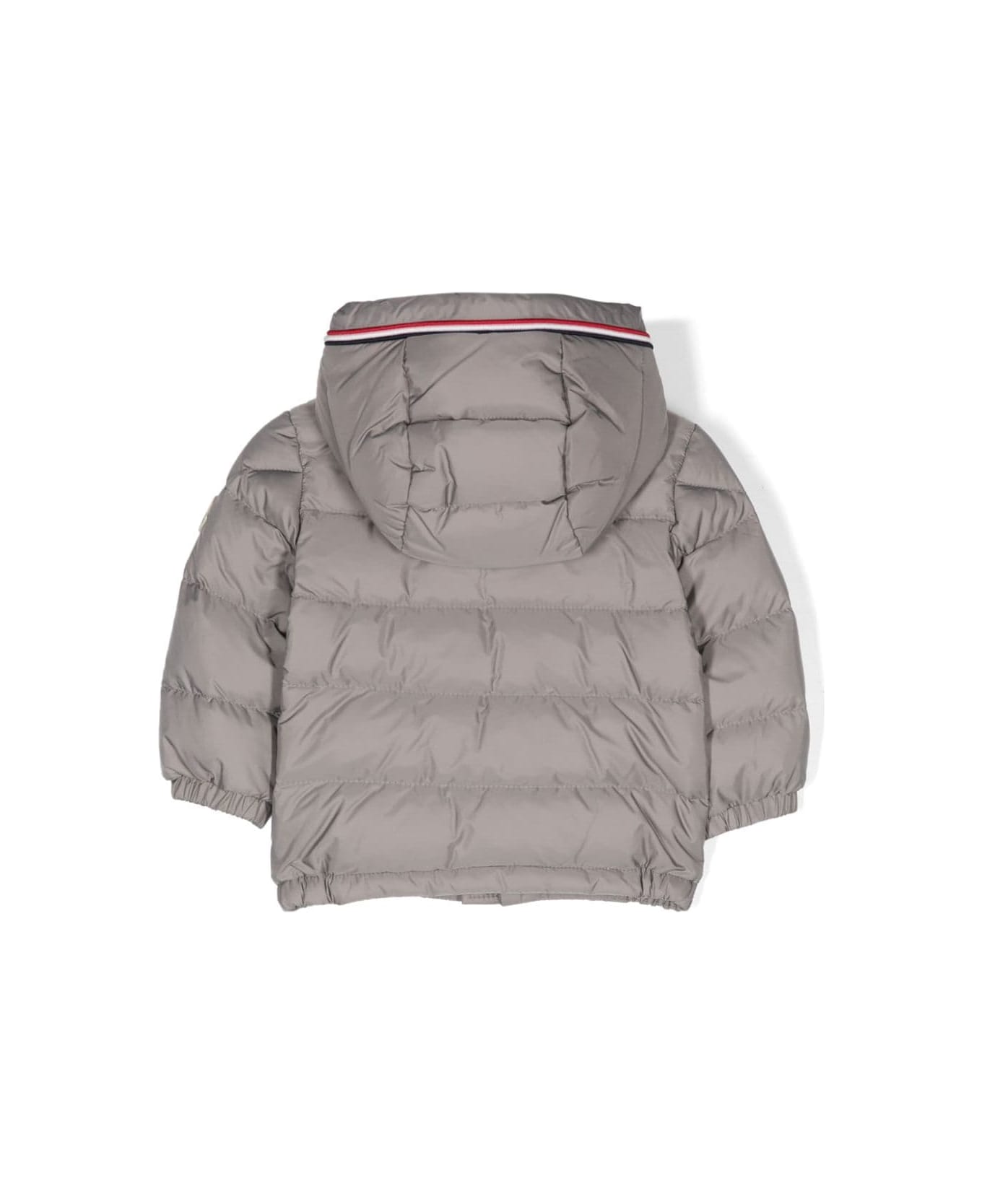 Moncler Gray Down Jacket Baby Unisex - Grey