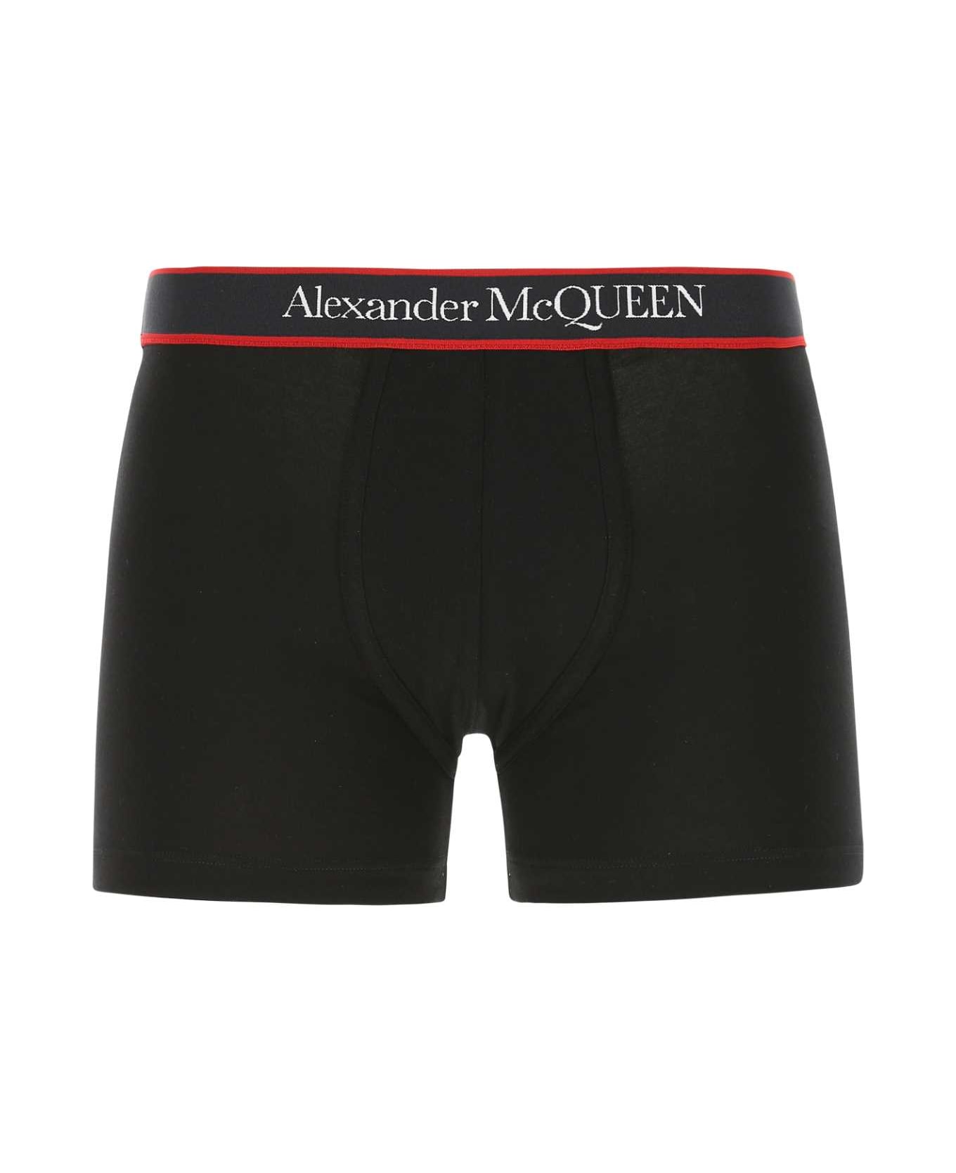 Alexander McQueen Stretch Cotton Boxer - 1000