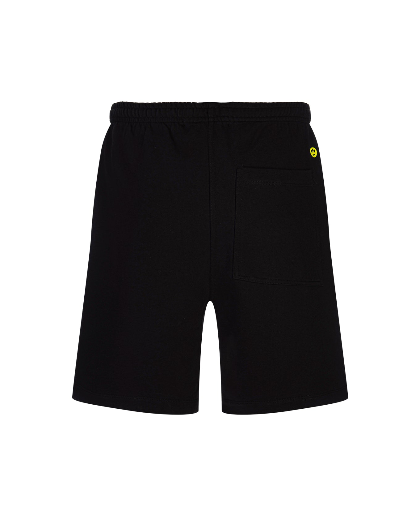 Barrow Bermuda In Fleece Iconic - Black