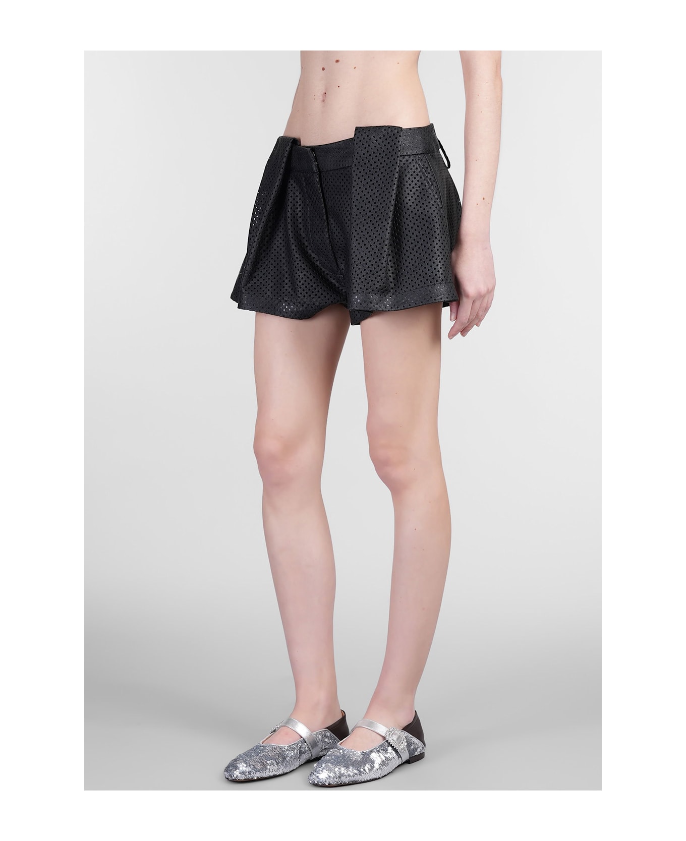 Stella McCartney Shorts In Black Viscose - black