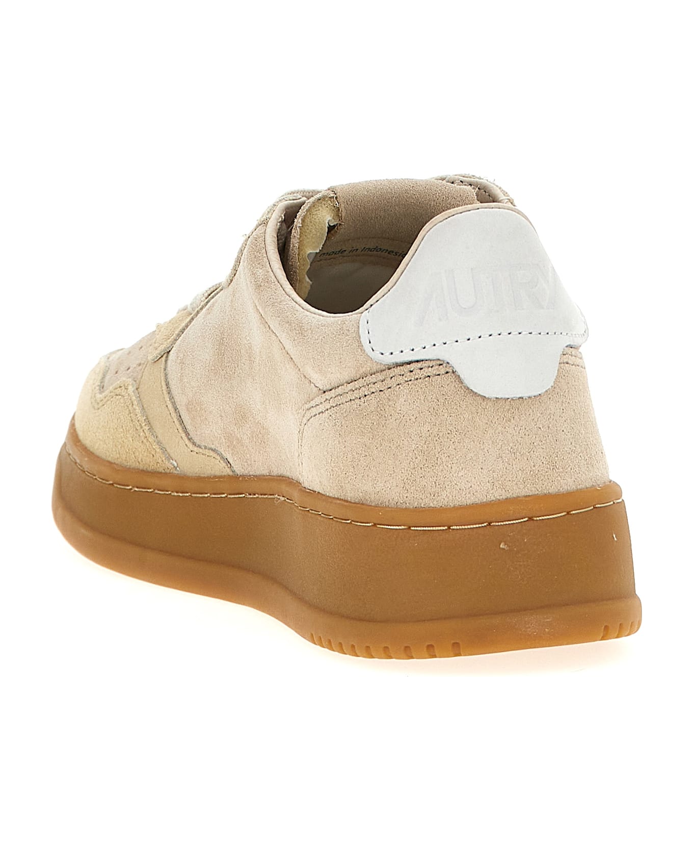 Autry 'medalist Low' Sneakers - BEIGE