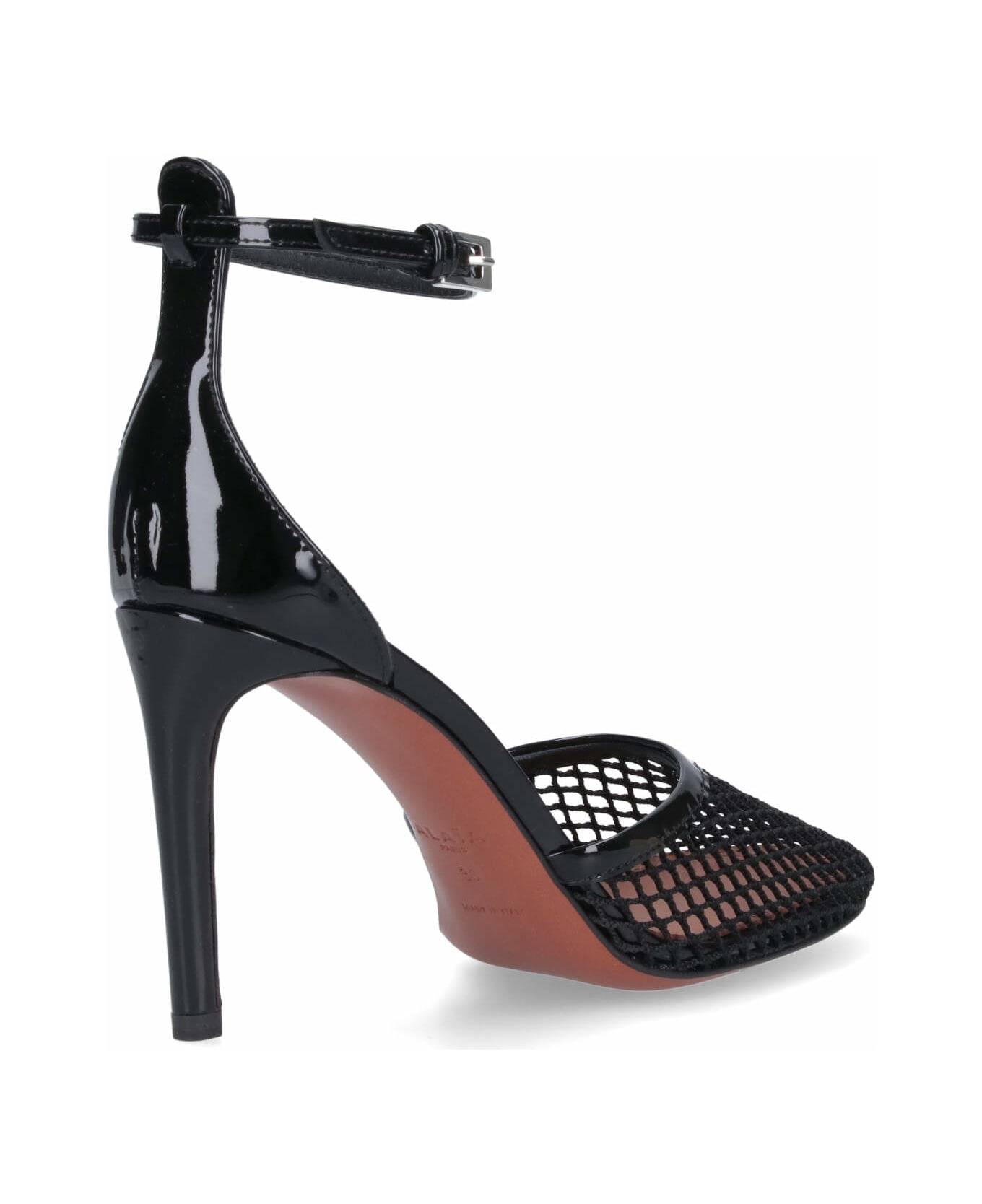 Alaia High-heel Mesh Pumps - Black  