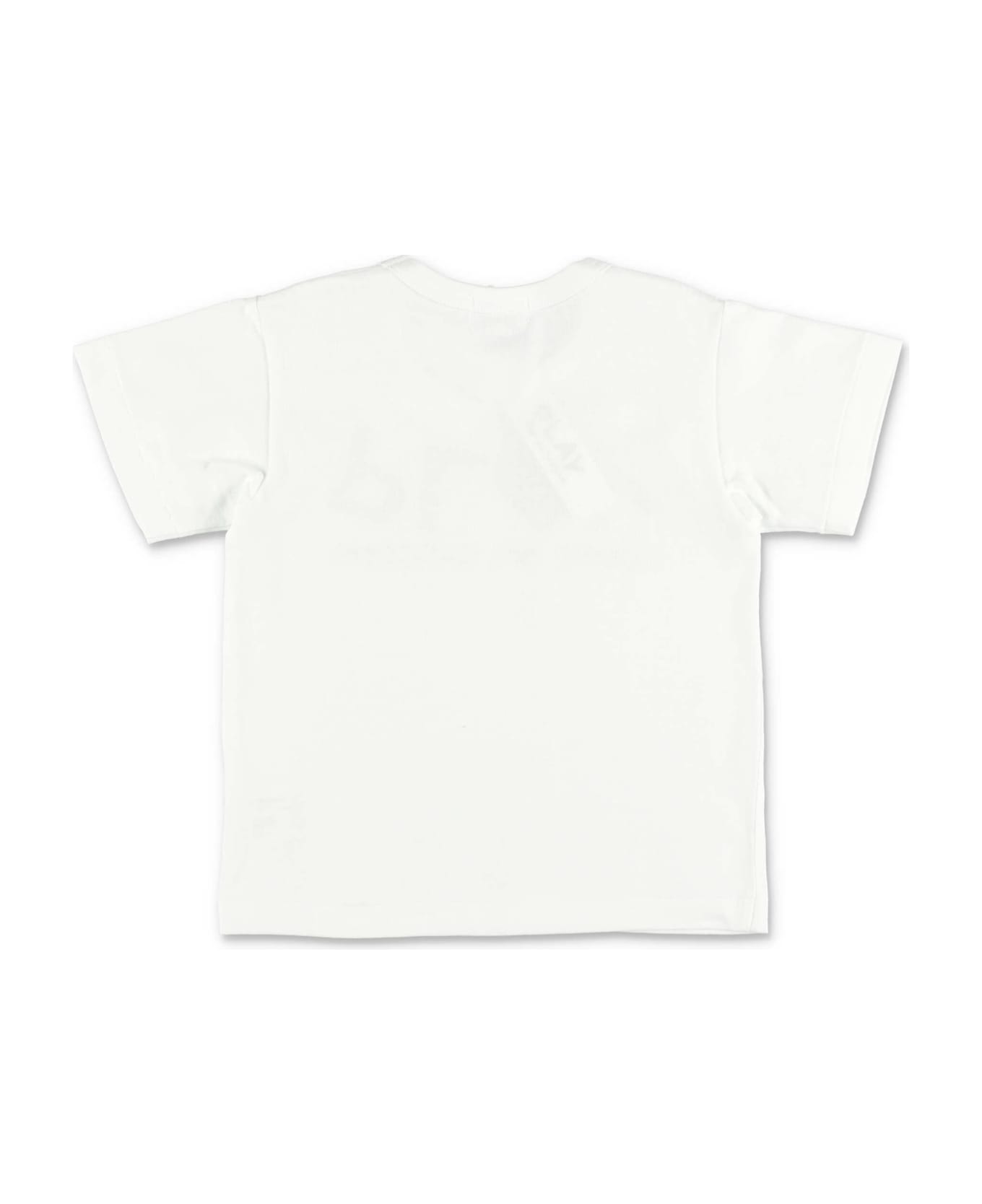 Comme des Garçons Play T-shirt Bianca In Jersey Di Cotone - Bianco