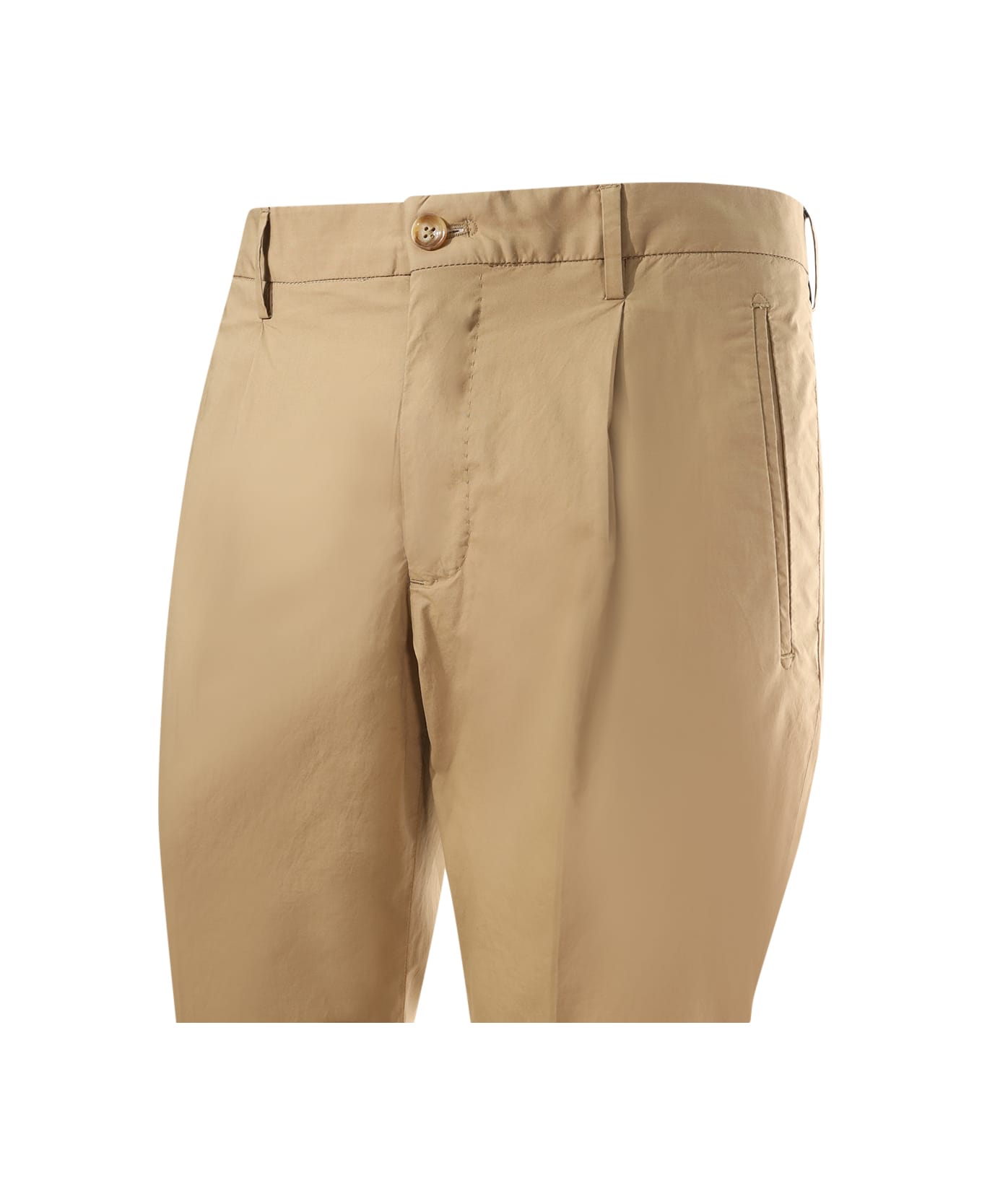 Incotex Trousers With Pleats - Rope