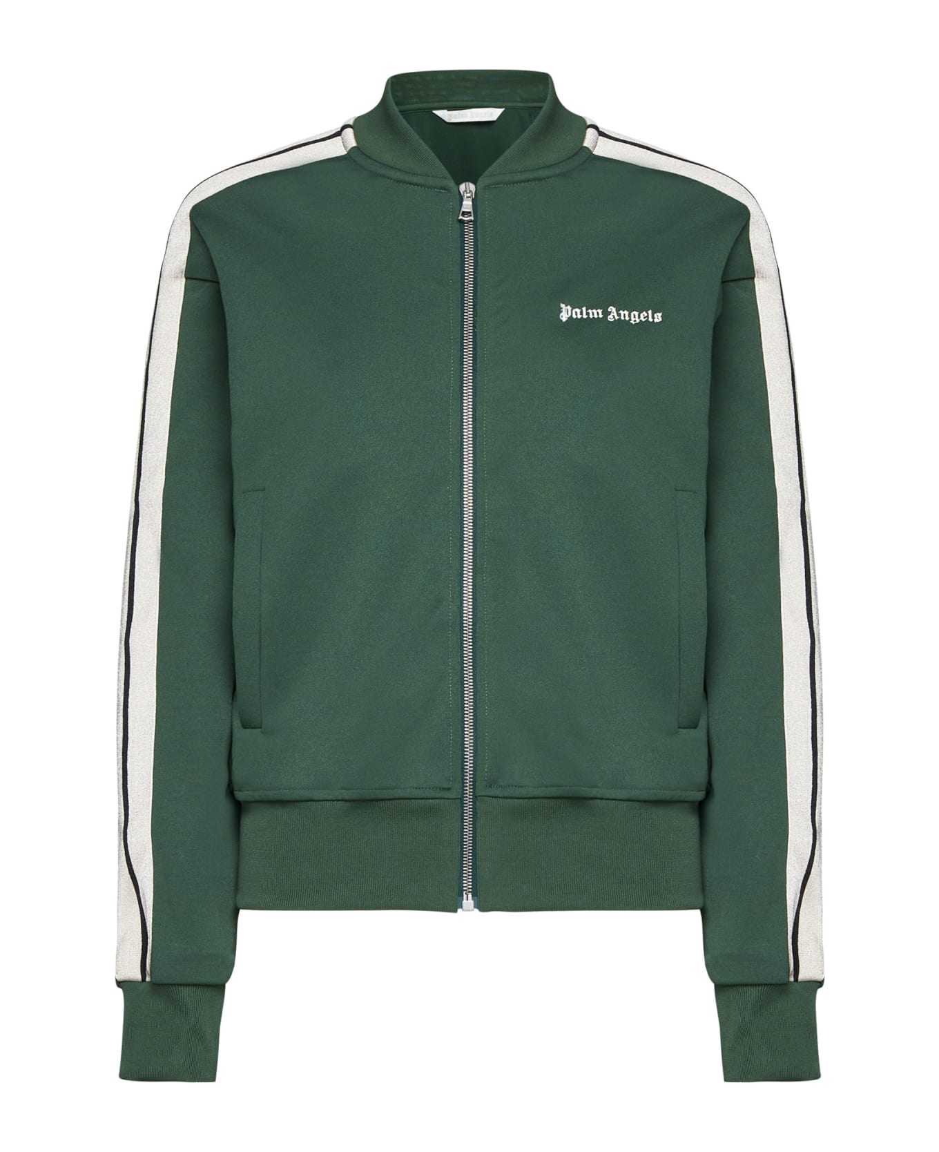 Palm Angels Fleece - Forest green off white