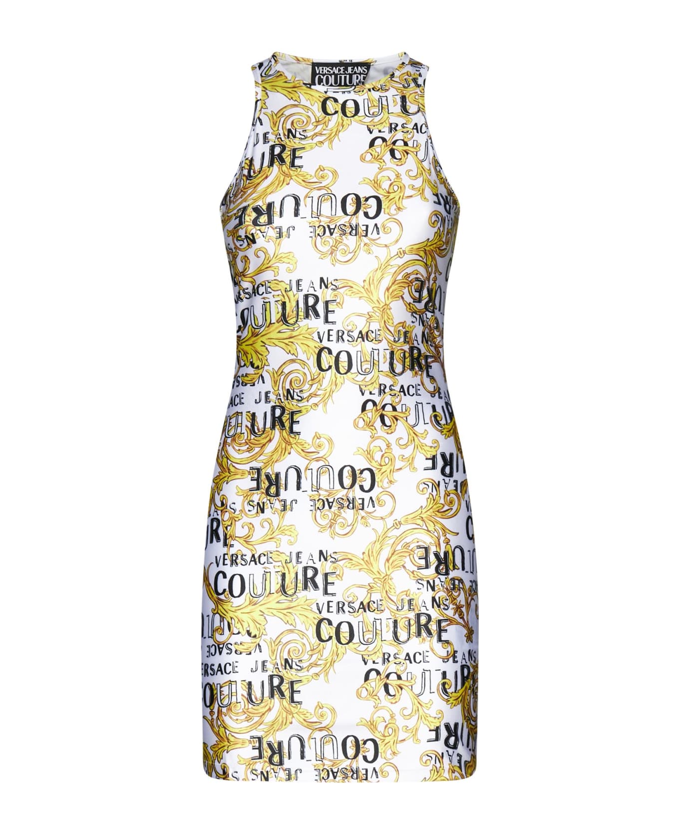 Versace Jeans Couture Dress - White gold