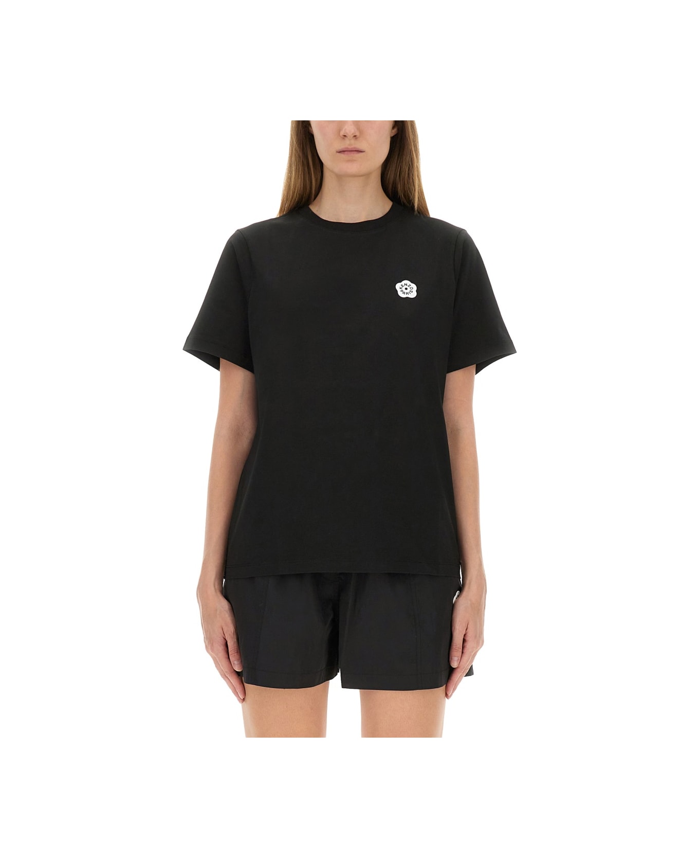 Kenzo "boke Flower" Cotton T-shirt - BLACK