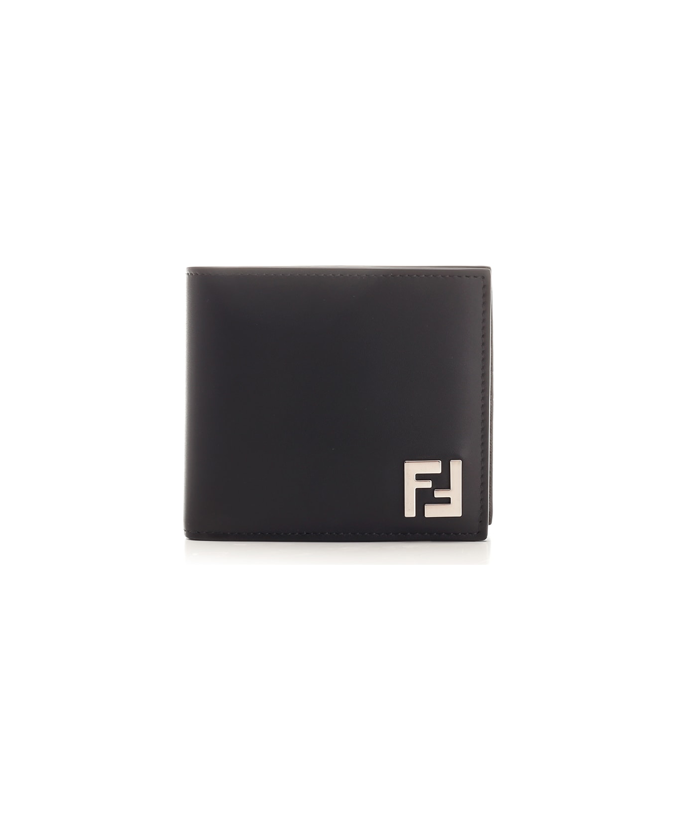 Fendi Ff Squared Bifold Wallet - Black