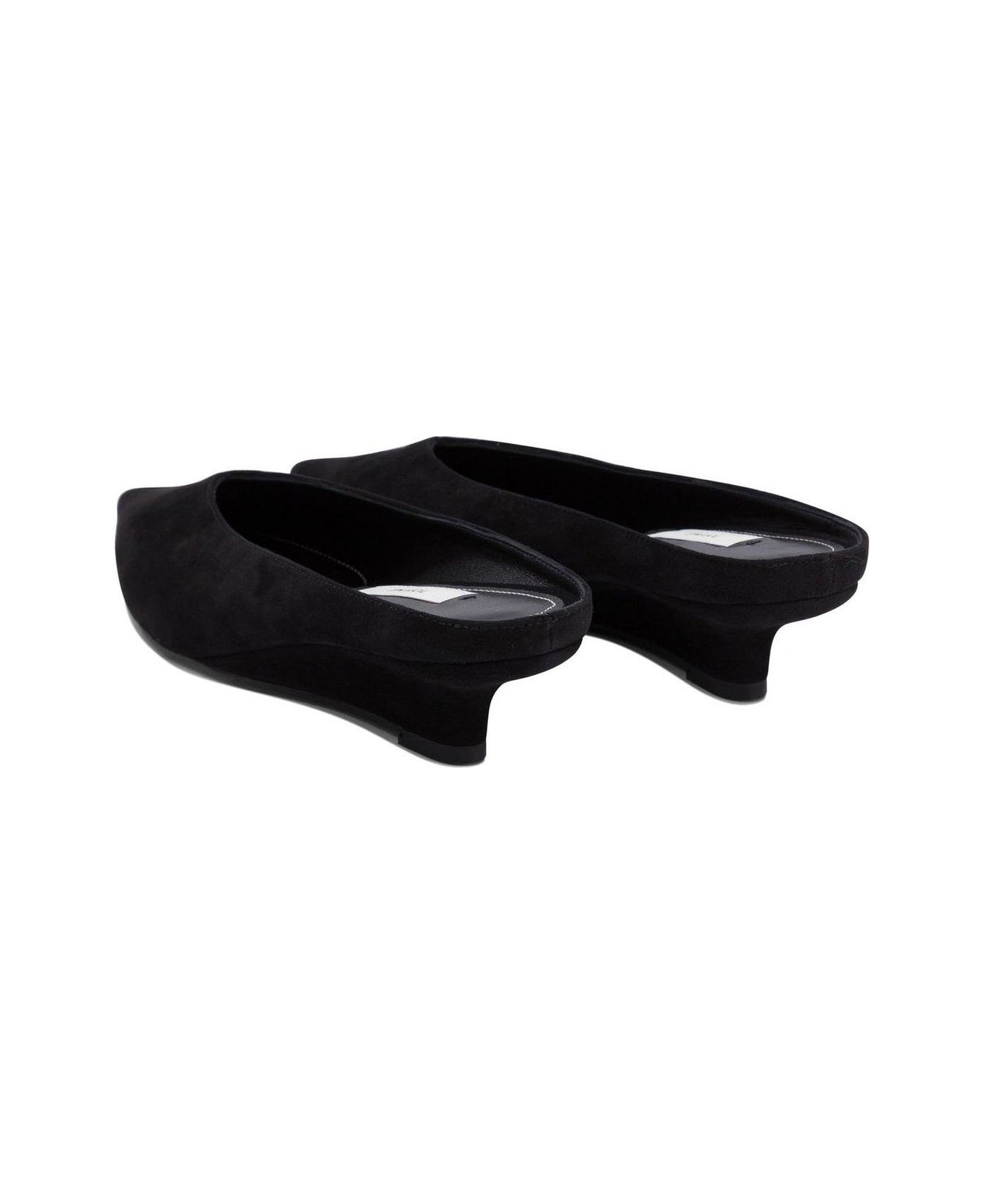 Totême Sharp Pointed-toe Mules - Black