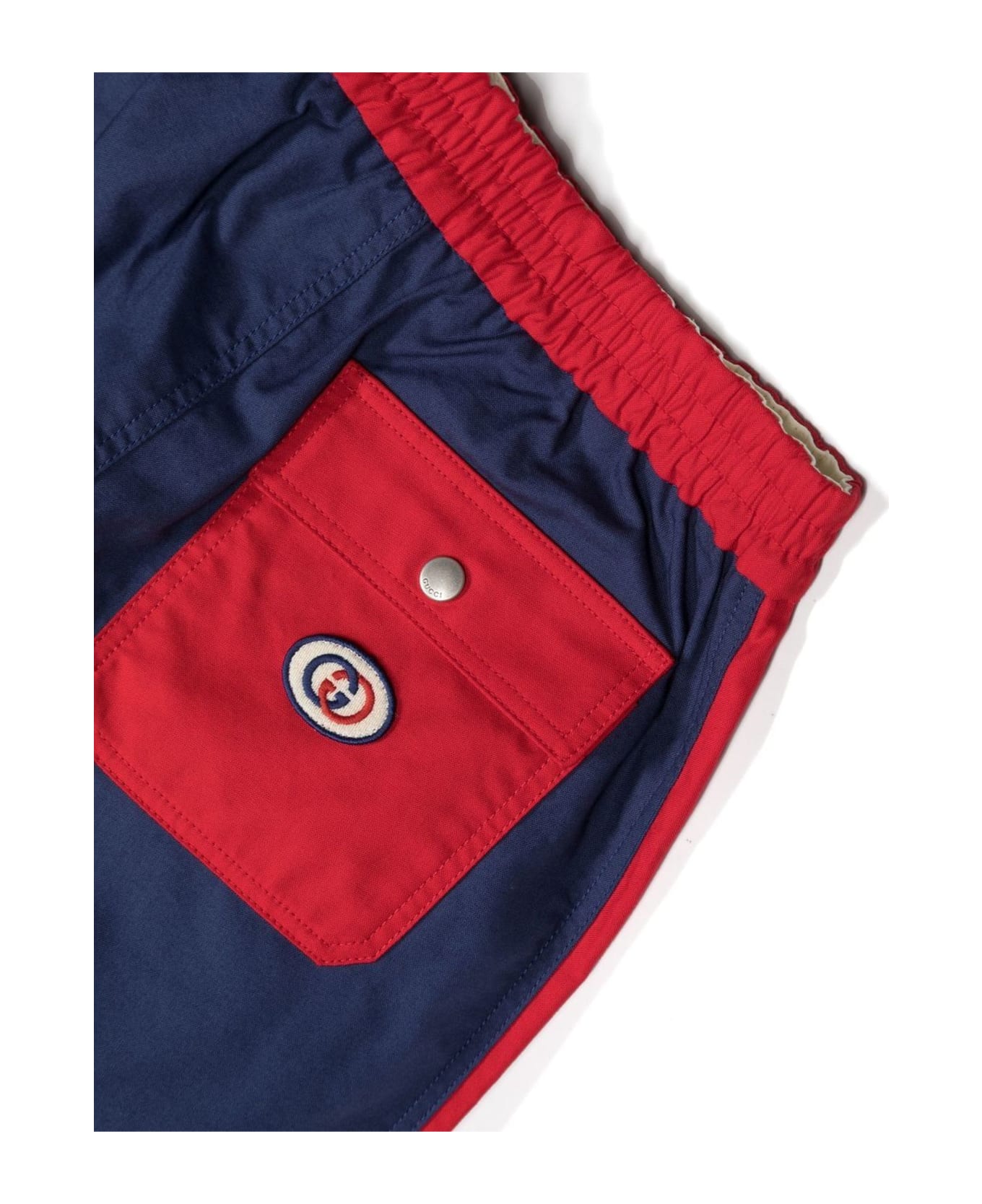 Gucci Red And Blue Track Pants - Blu+rosso