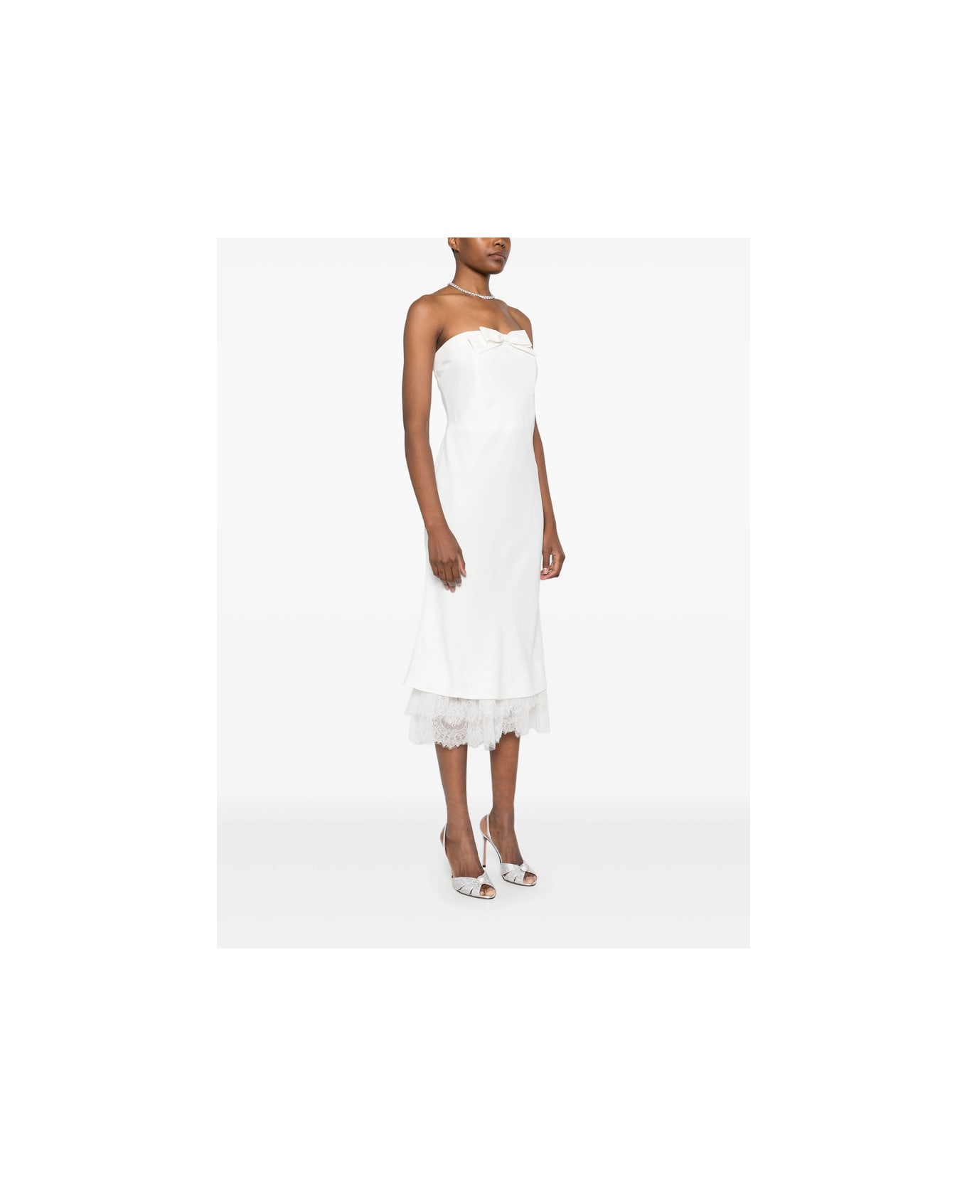 Alessandra Rich Dress - WHITE