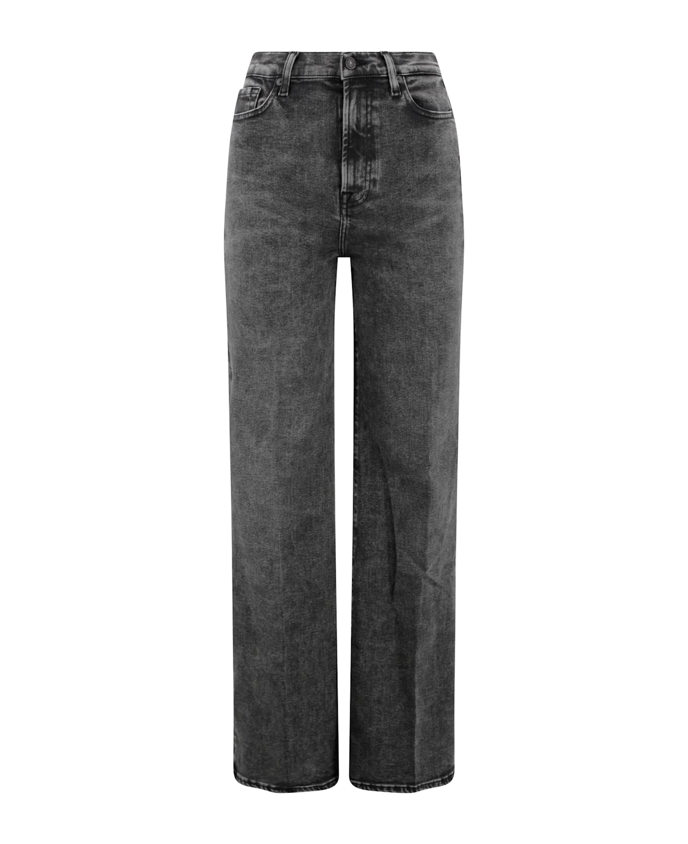 7 For All Mankind Very High-waisted Denim - Denim
