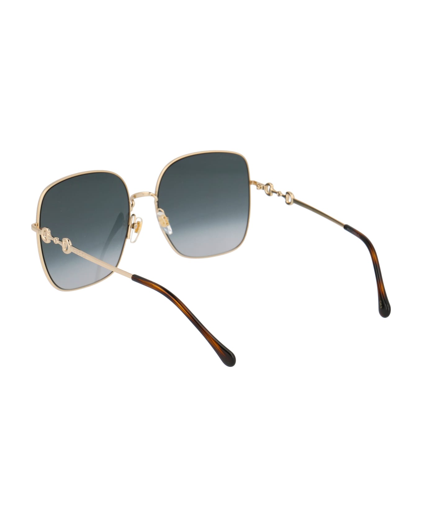 Gucci Eyewear Gg0879s Sunglasses - 001 GOLD GOLD GREY