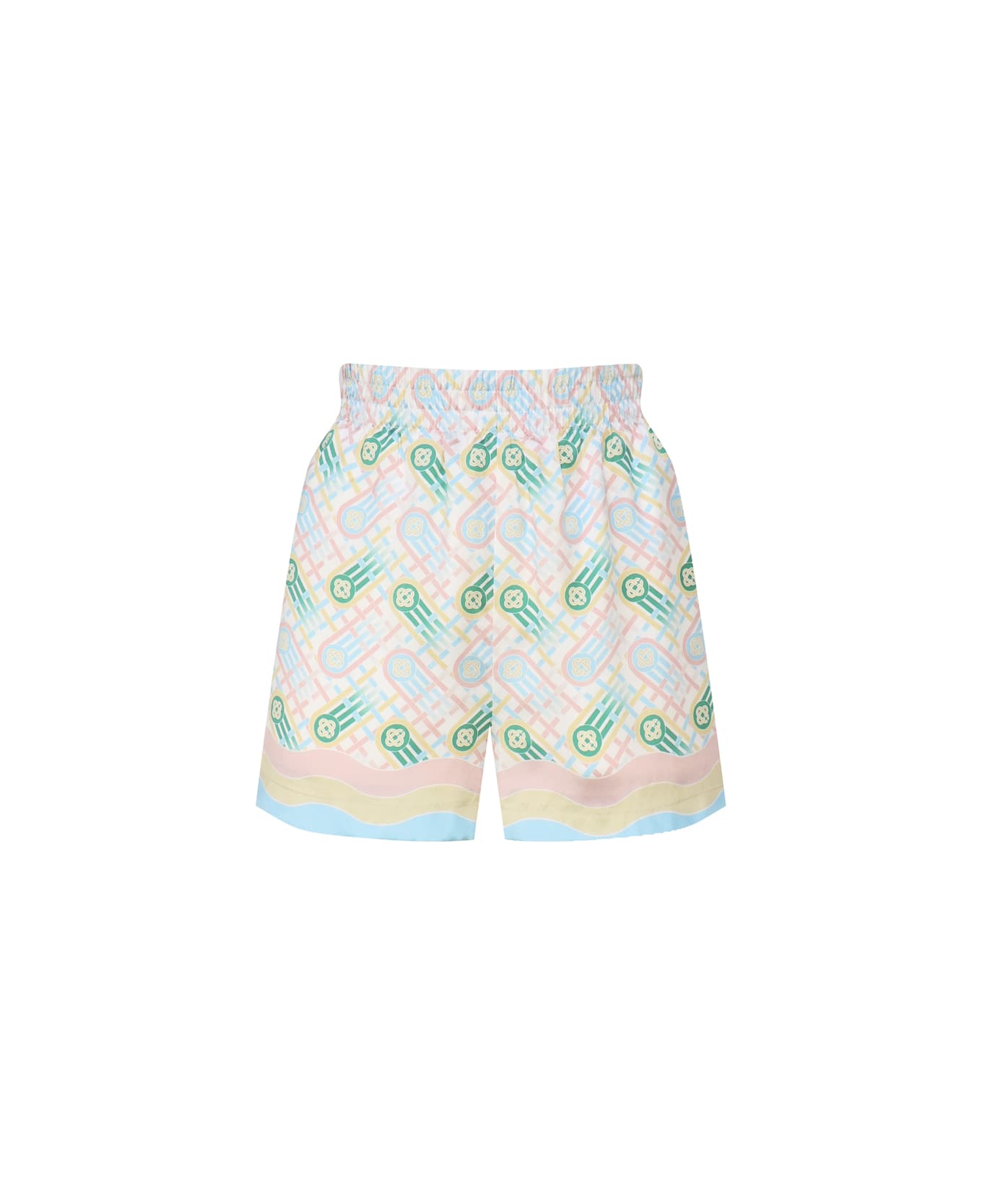 Casablanca Monogram Print Shorts - MultiColour