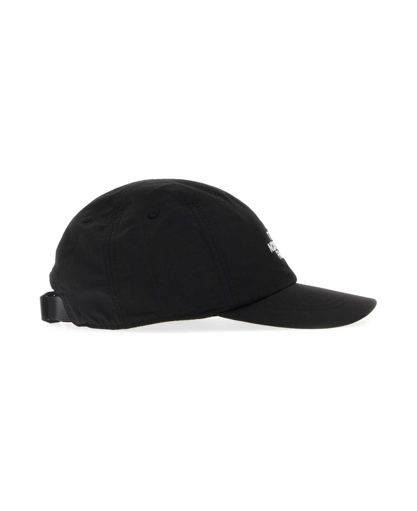 The North Face Black Nylon Baseball Cap - TNF Black-TNF White