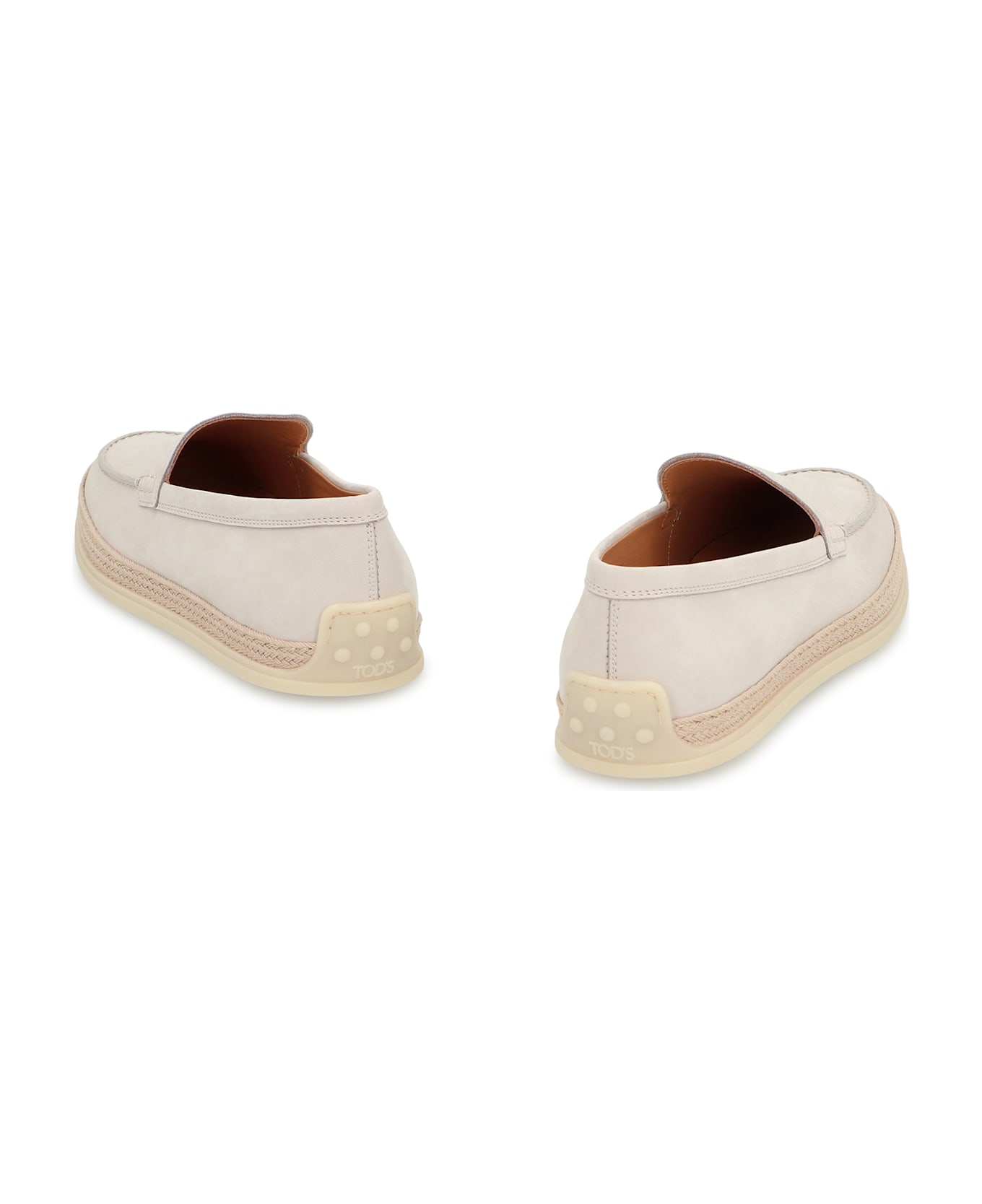 Tod
s Leather Loafers - grey