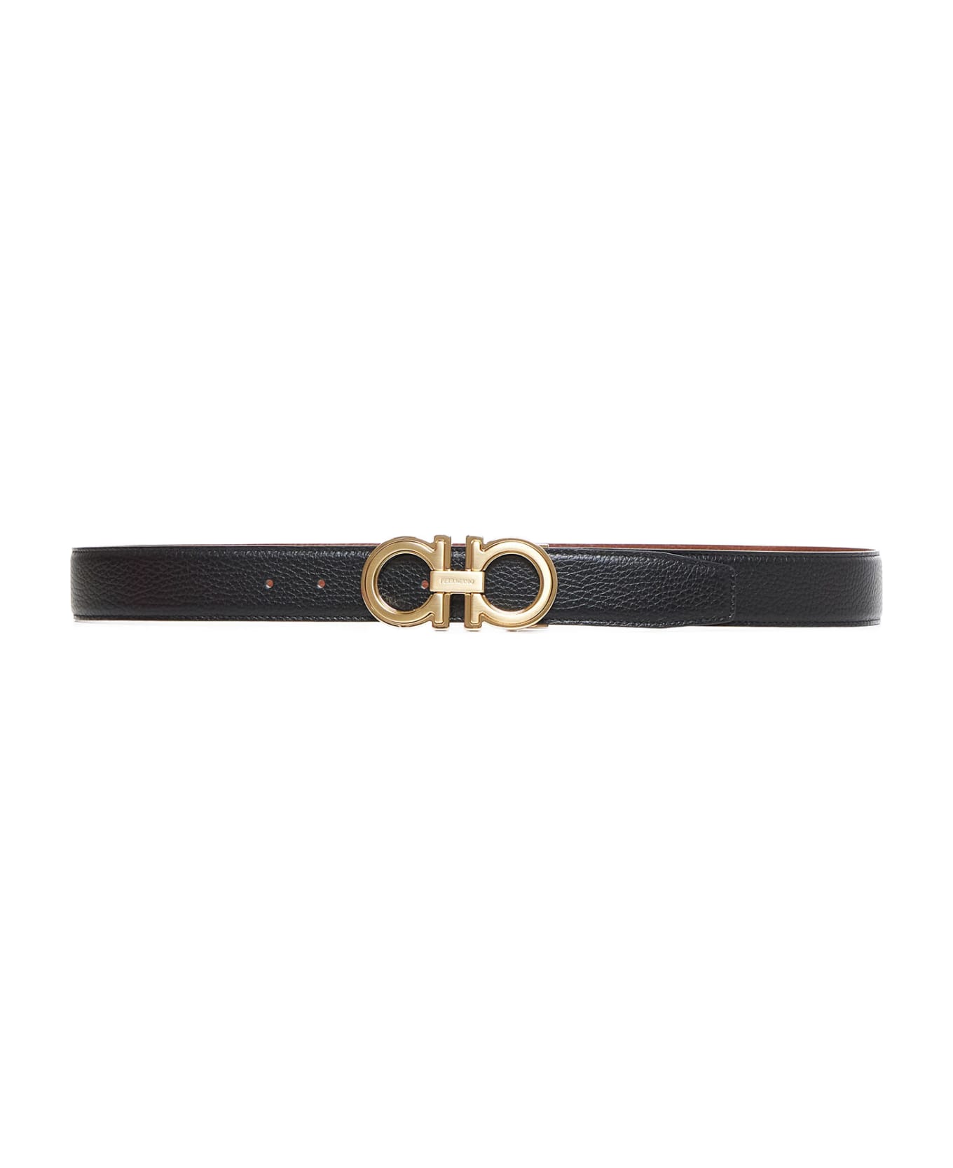 Ferragamo Belt - Nero || new cognac