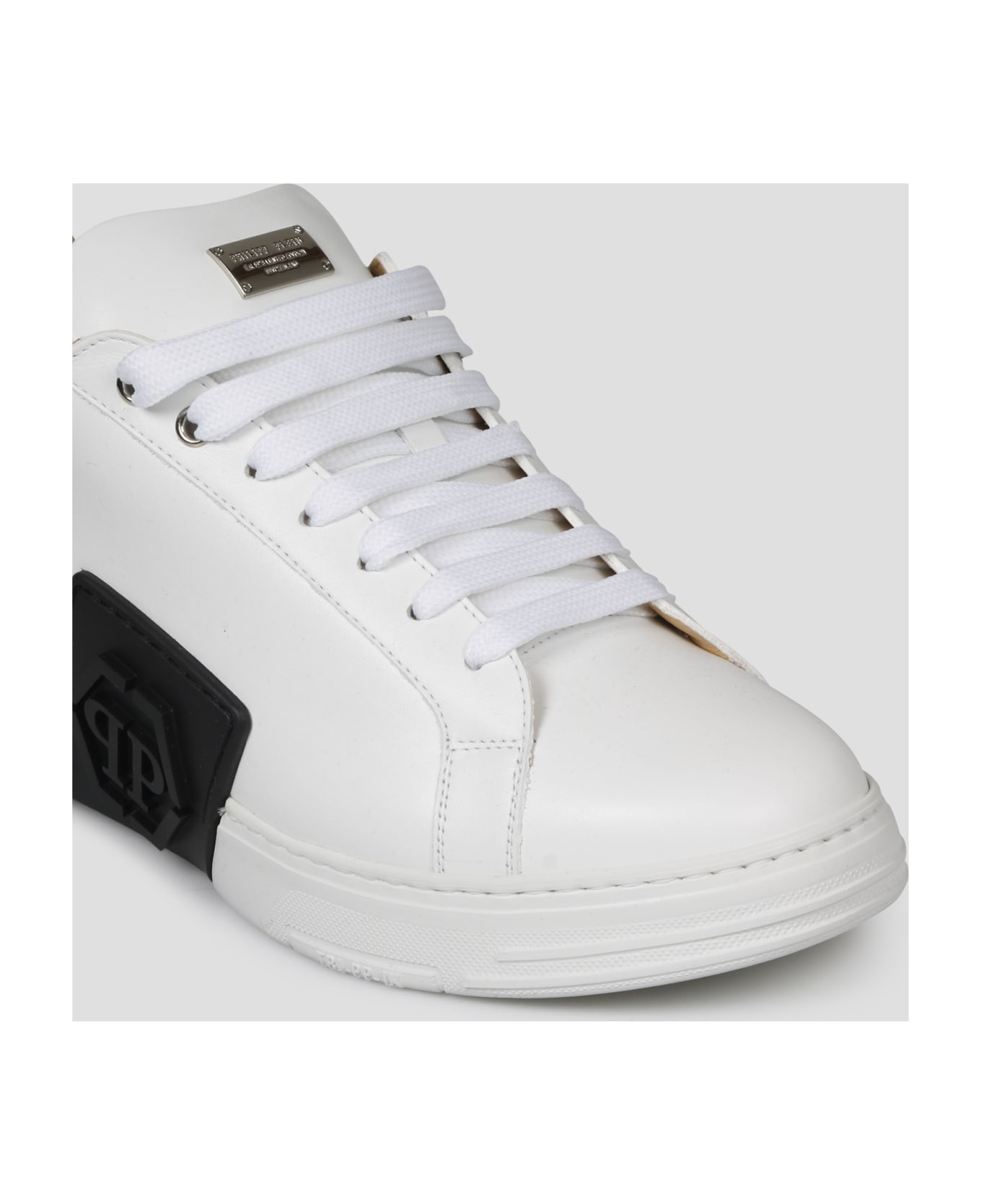 Philipp Plein Phantom Kick$ Low-top Sneakers - White