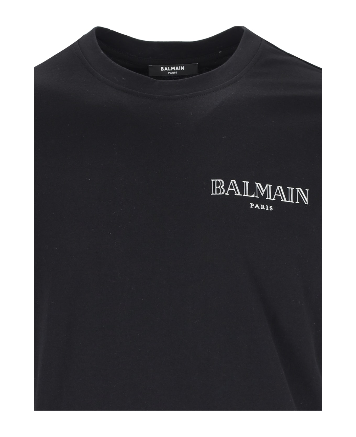 Balmain "vintage" Logo T-shirt - Black  