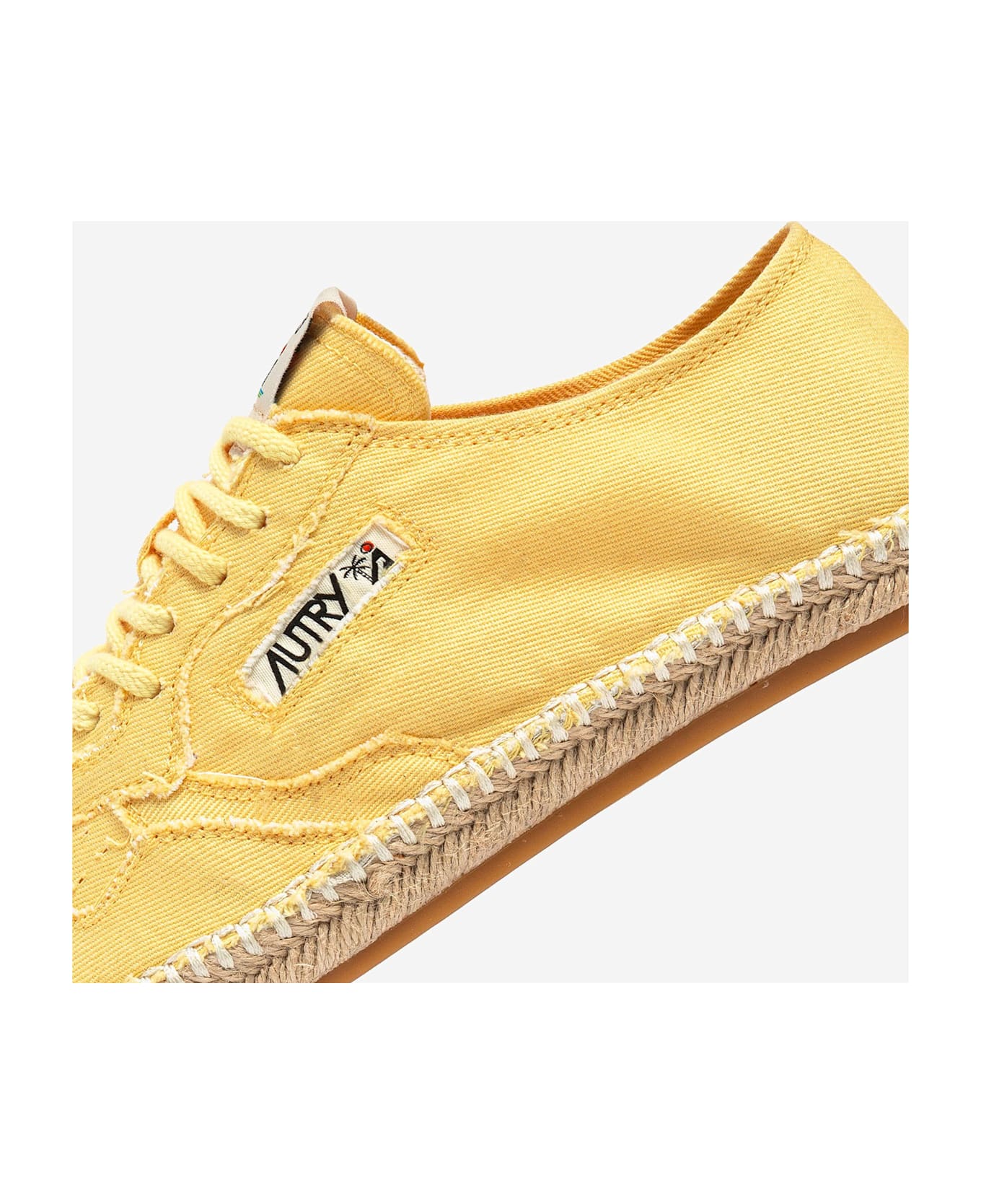 Autry Espadrilles Sandy In Cotton - Yellow