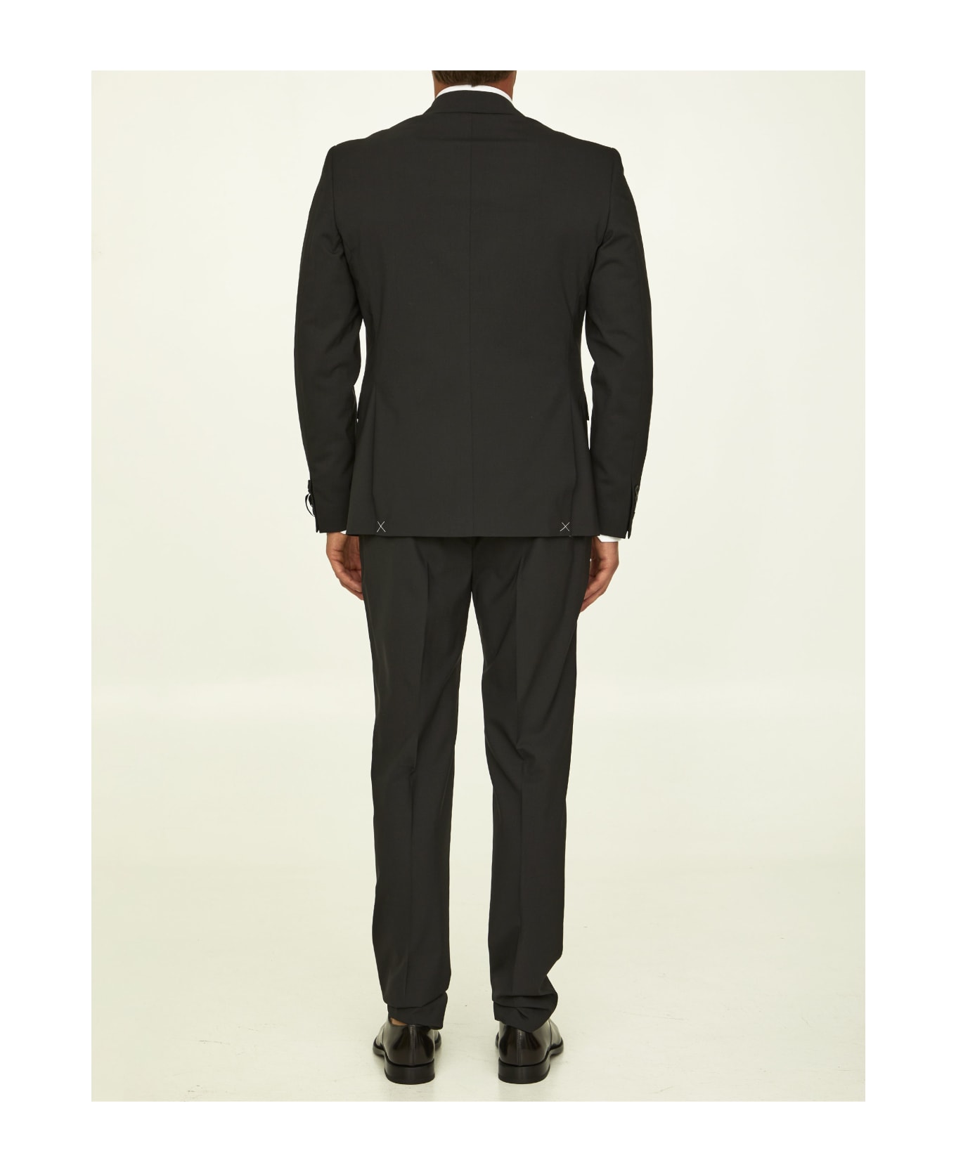 Tonello Black Stretch Wool Suit - BLACK スーツ