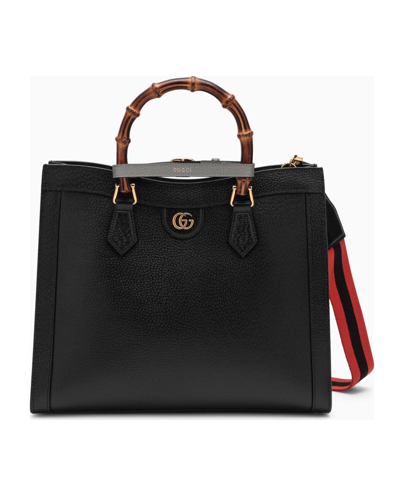 Gucci Diana Black Medium Tote Bag