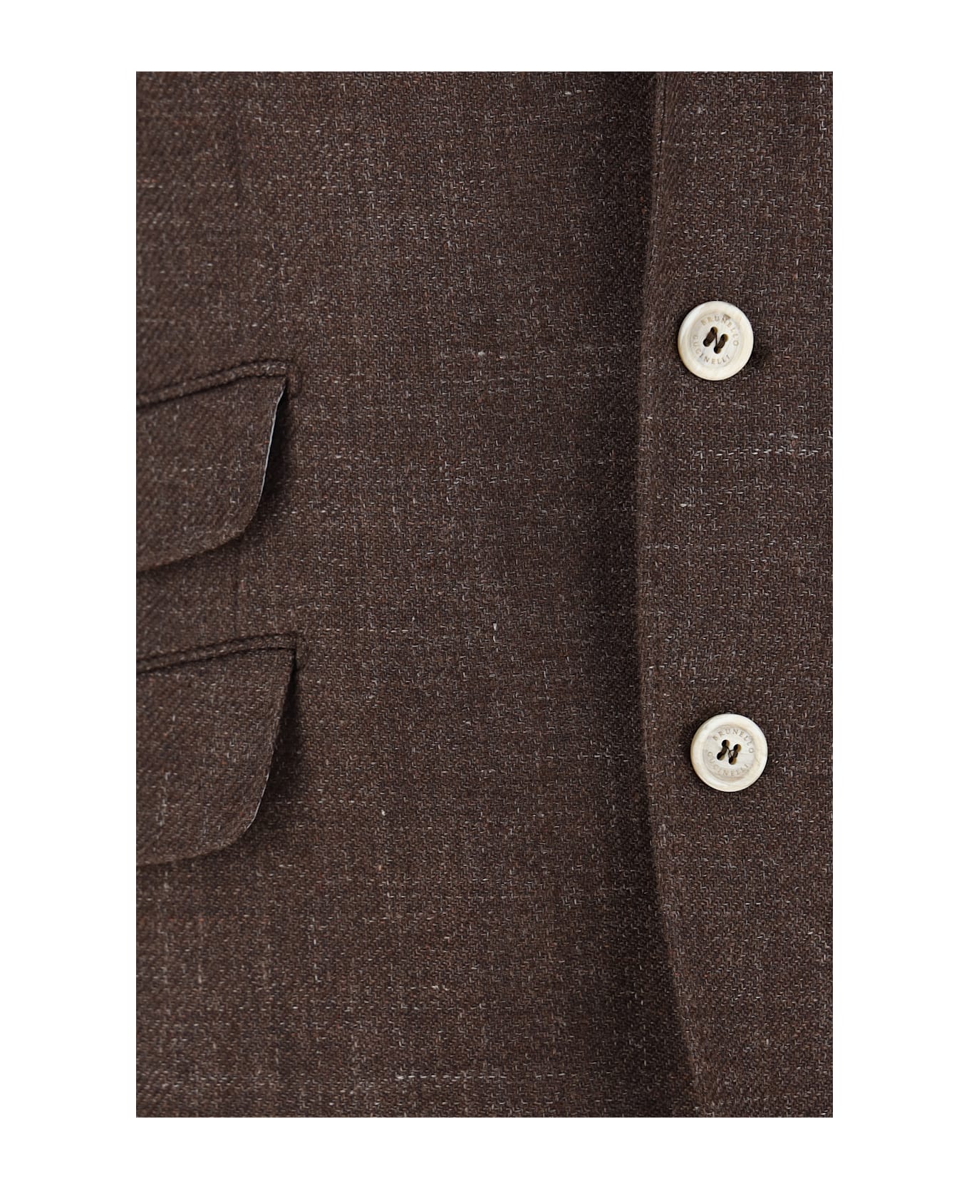 Brunello Cucinelli Linen Blazer Jacket - C2167