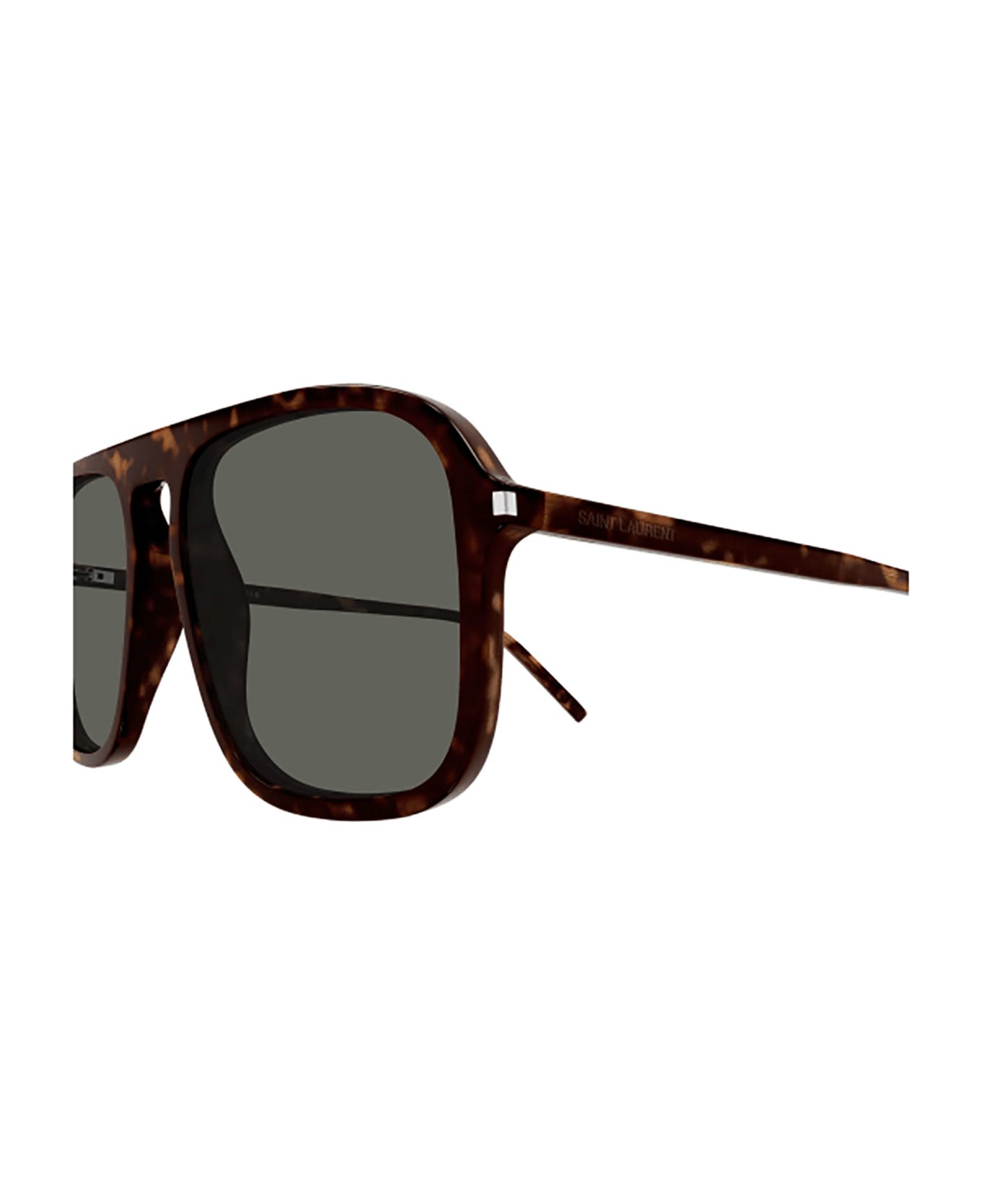 Saint Laurent Eyewear SL 590 Sunglasses - Havana Havana Grey