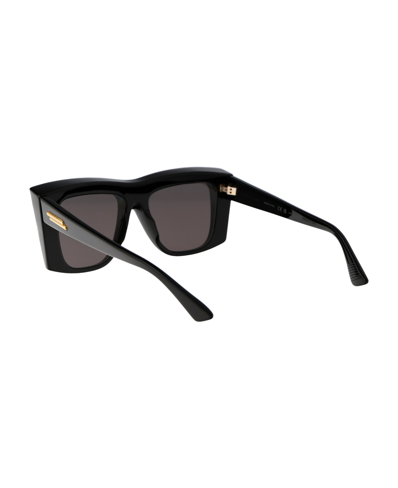 Bottega Veneta Eyewear Bv1270s Sunglasses - 001 BLACK BLACK GREY サングラス