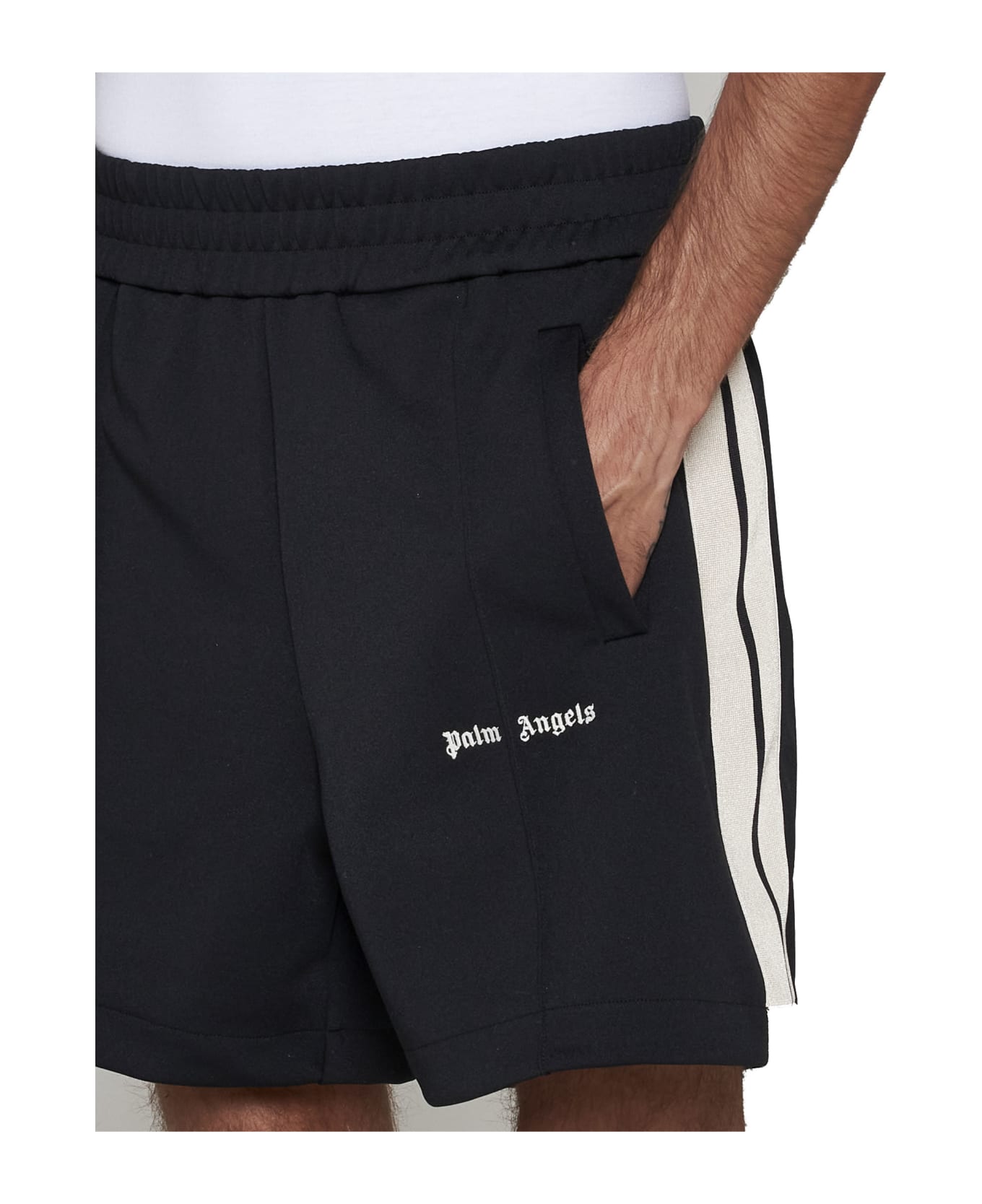 Palm Angels Bermuda Shorts - Black