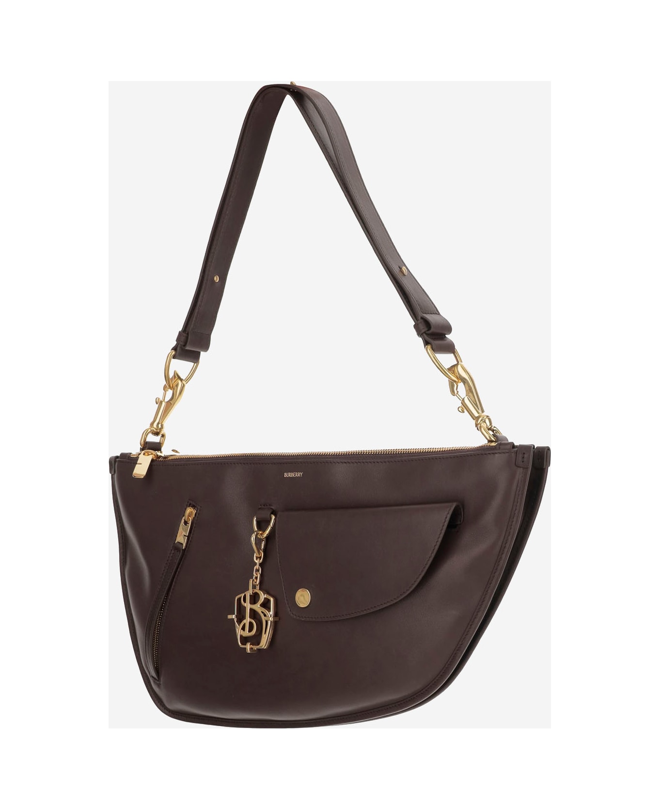 Burberry Double Shield Bag - Brown