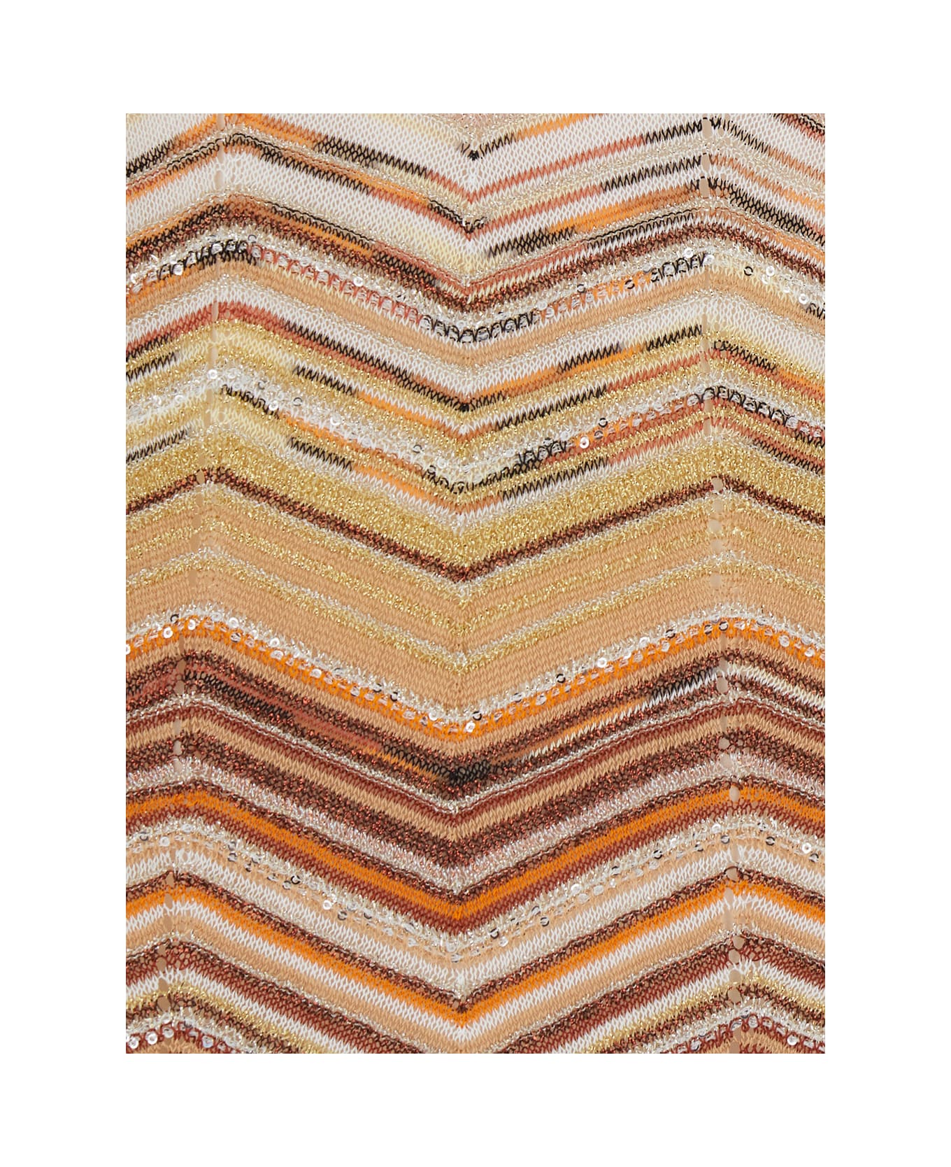 Missoni Long Dress With Halterneck With Tie - Beige