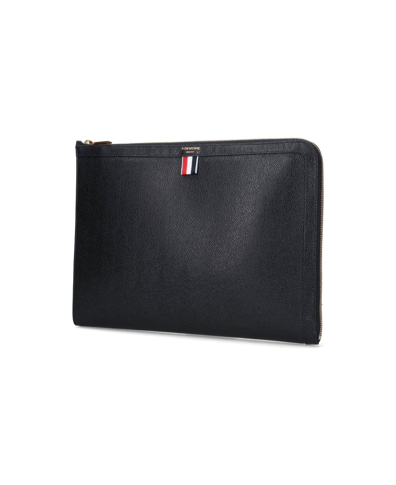 Thom Browne - Front Logo Briefcase - Black  
