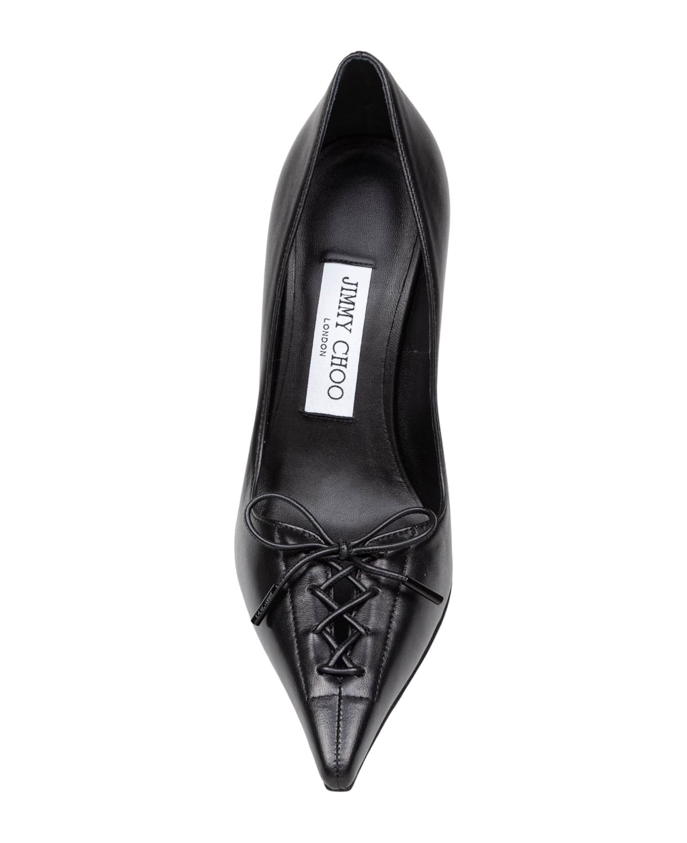 Jimmy Choo Scarlett 95 Decollete' In Nappa Color Black - Black