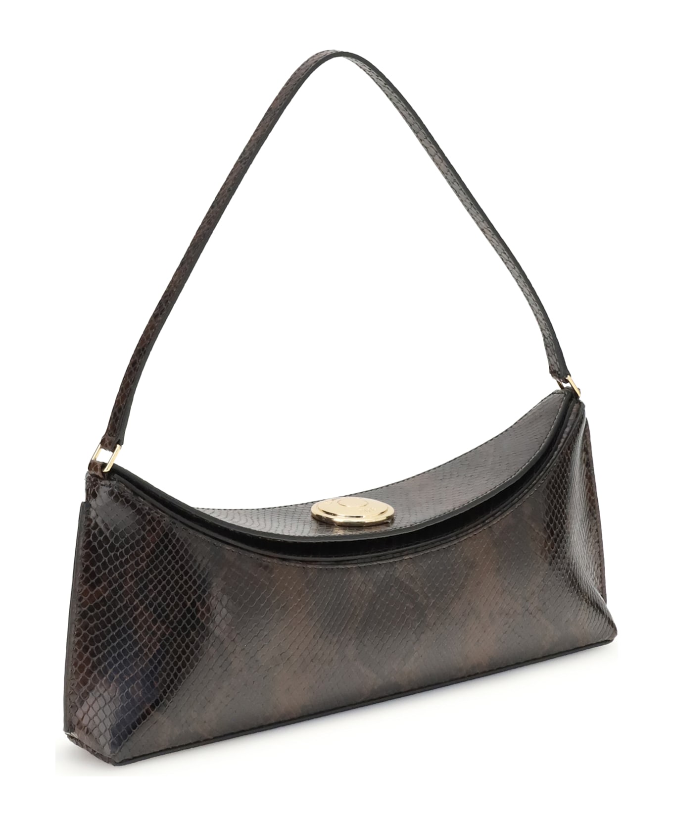 Jacquemus Ovalo Shoulder Bag - BROWN