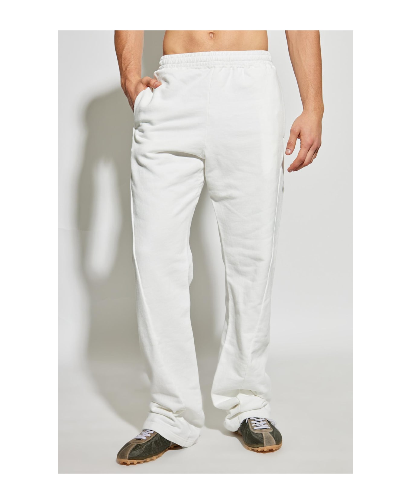 MM6 Maison Margiela Cotton Sweatpants - Off White