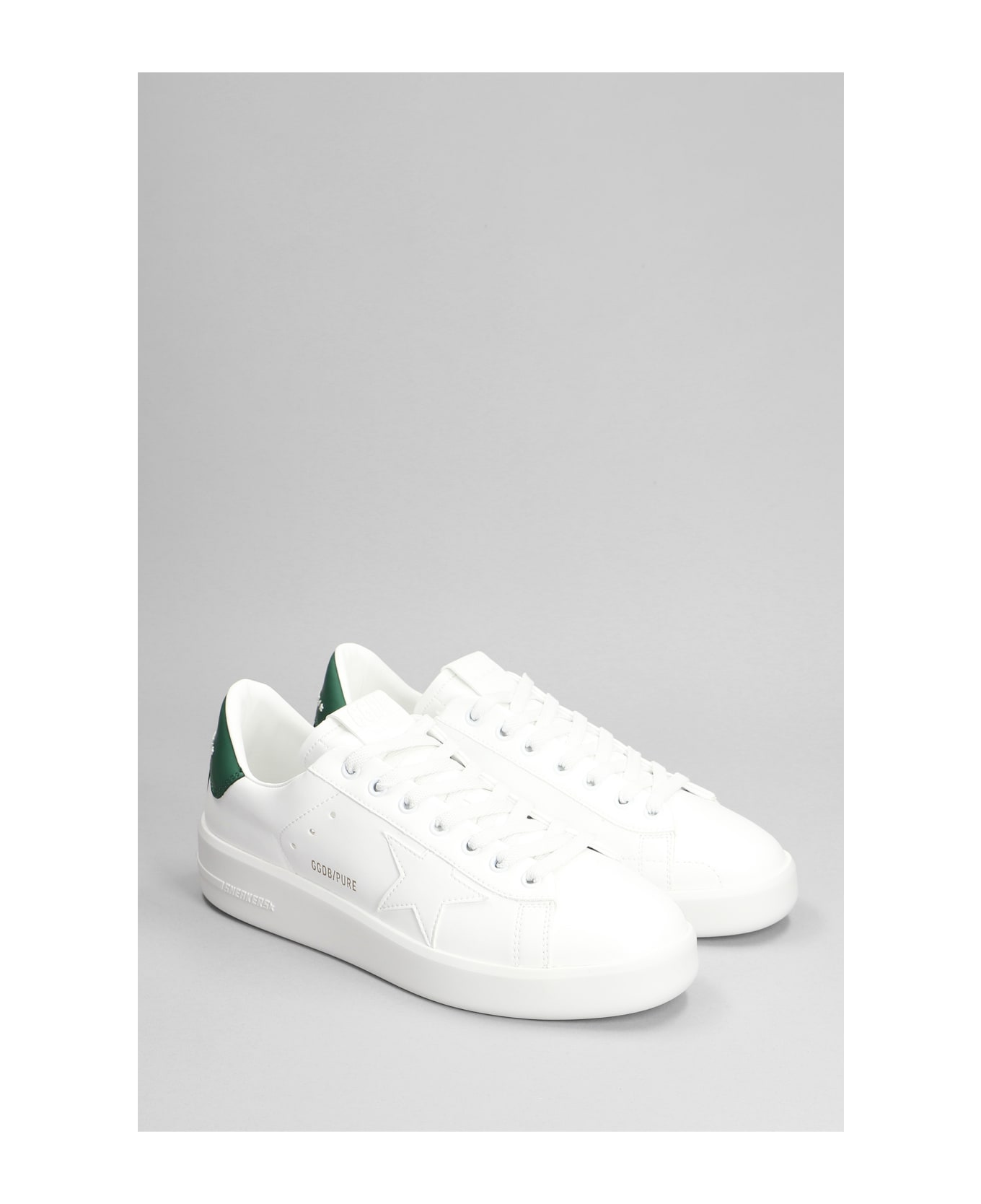Golden Goose Pure Sneakers In White Leather - white