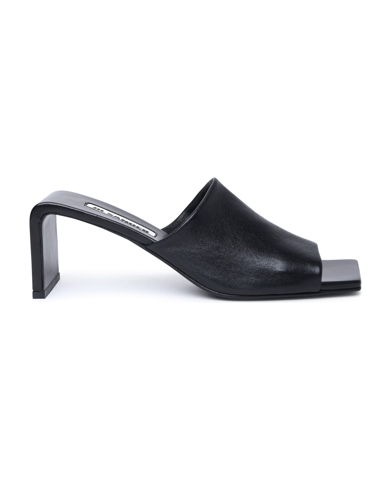 Jil Sander Black Leather Sandals - Black サンダル