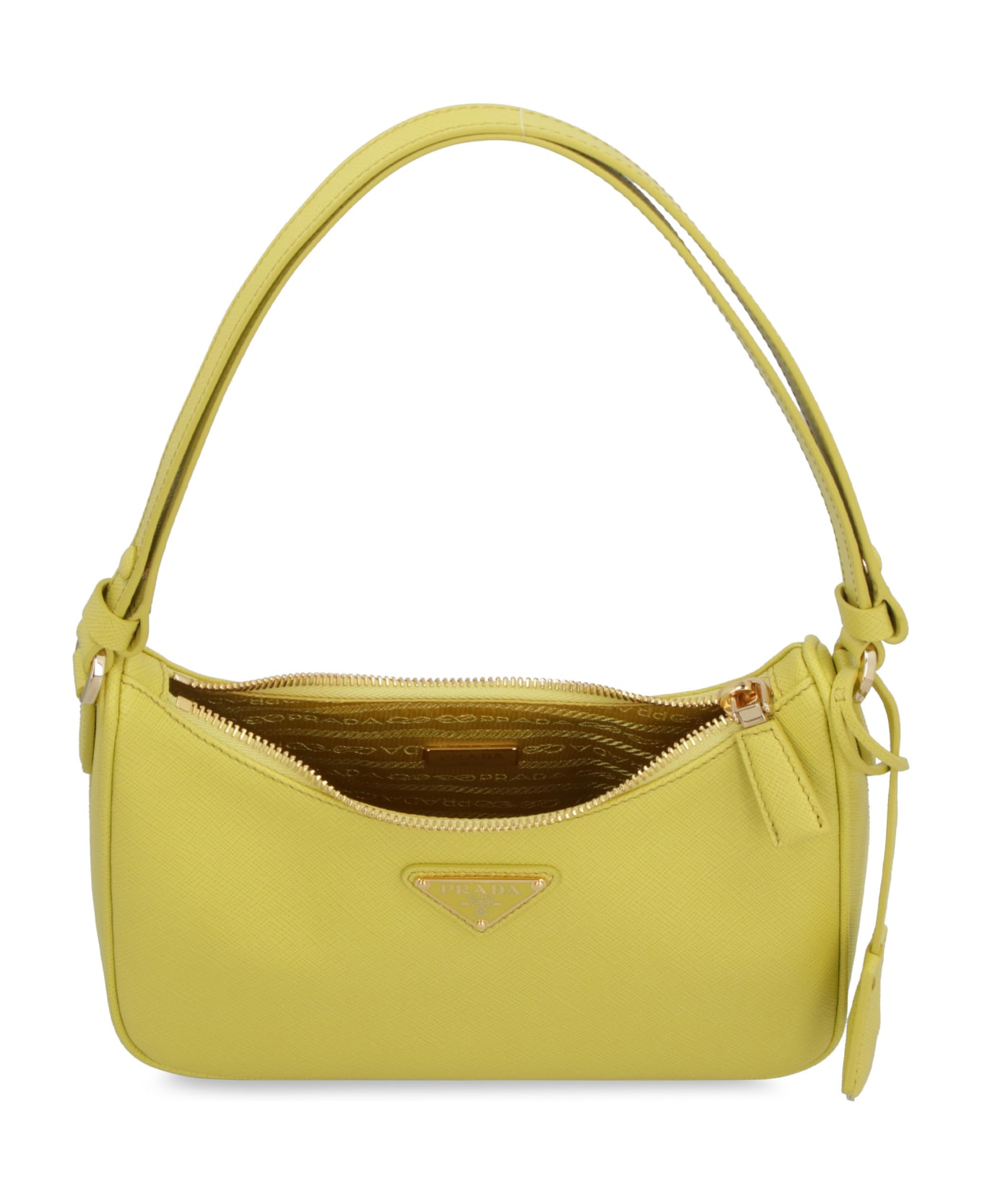 Prada Leather Shoulder Bag - Yellow トートバッグ