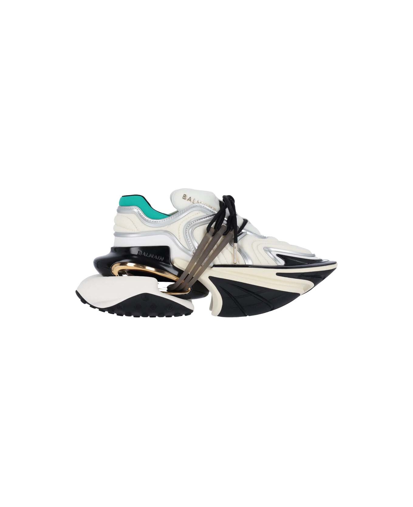 Balmain "unicorn Wave" Sneakers - Cream