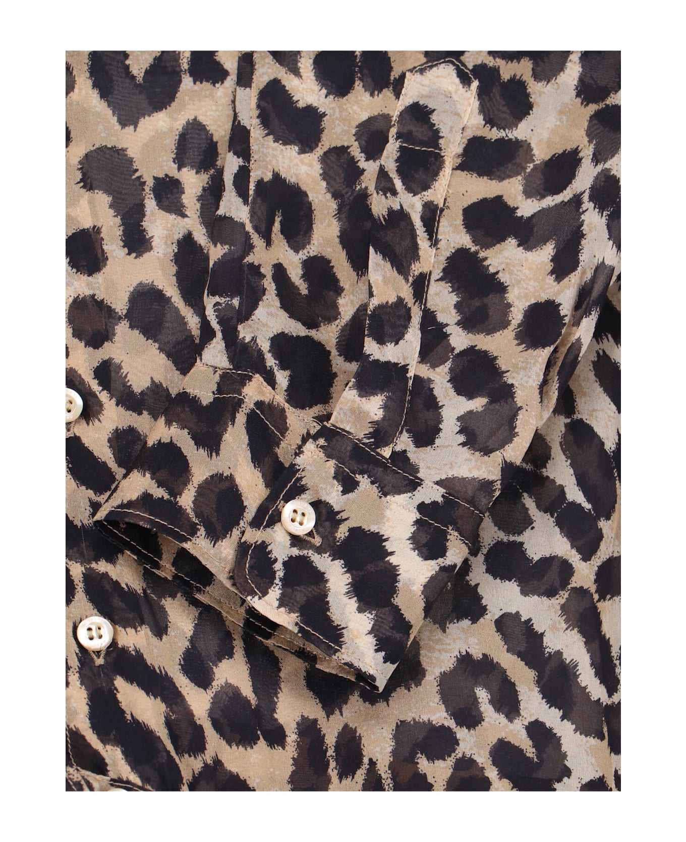 Aspesi Semi-transparent Shirt - Red