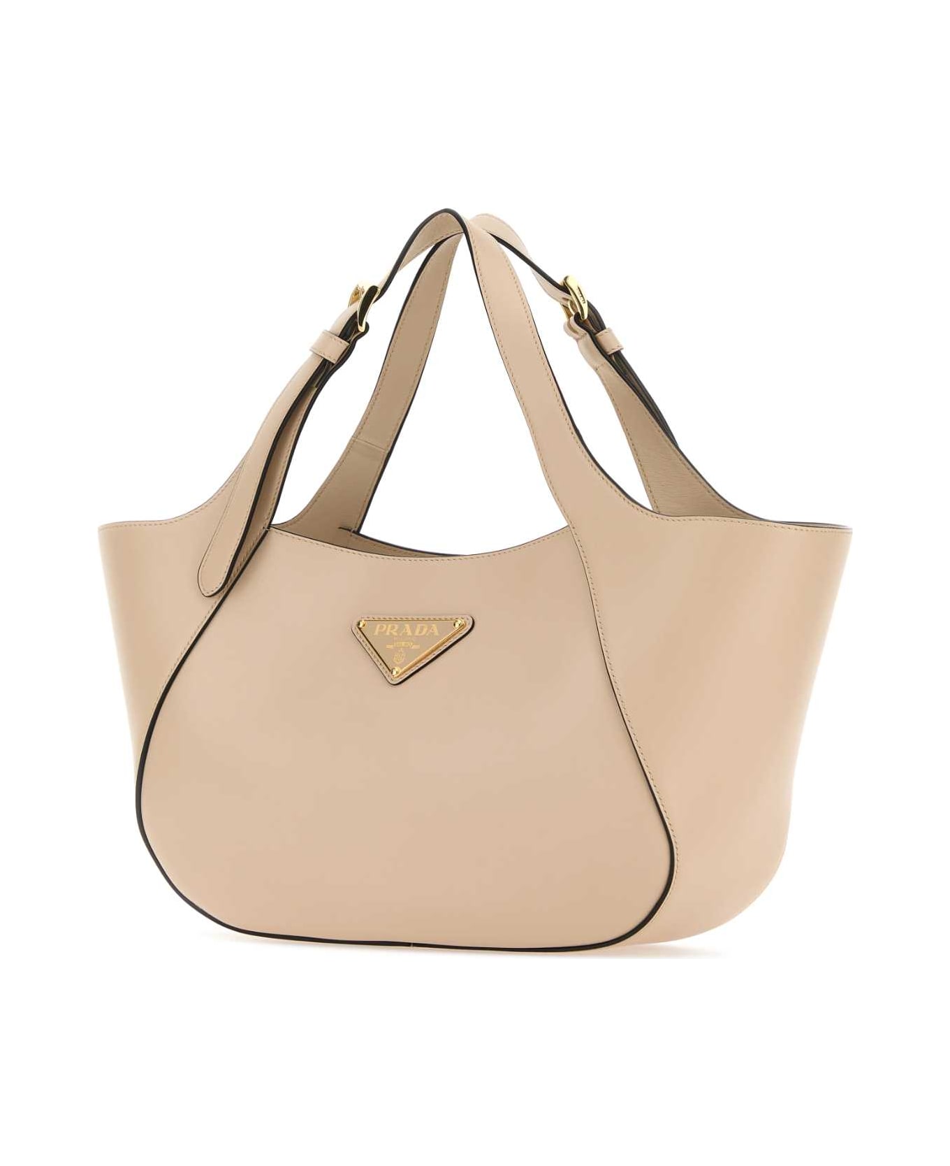 Prada Light Pink Leather Handbag - TRAVERTINON