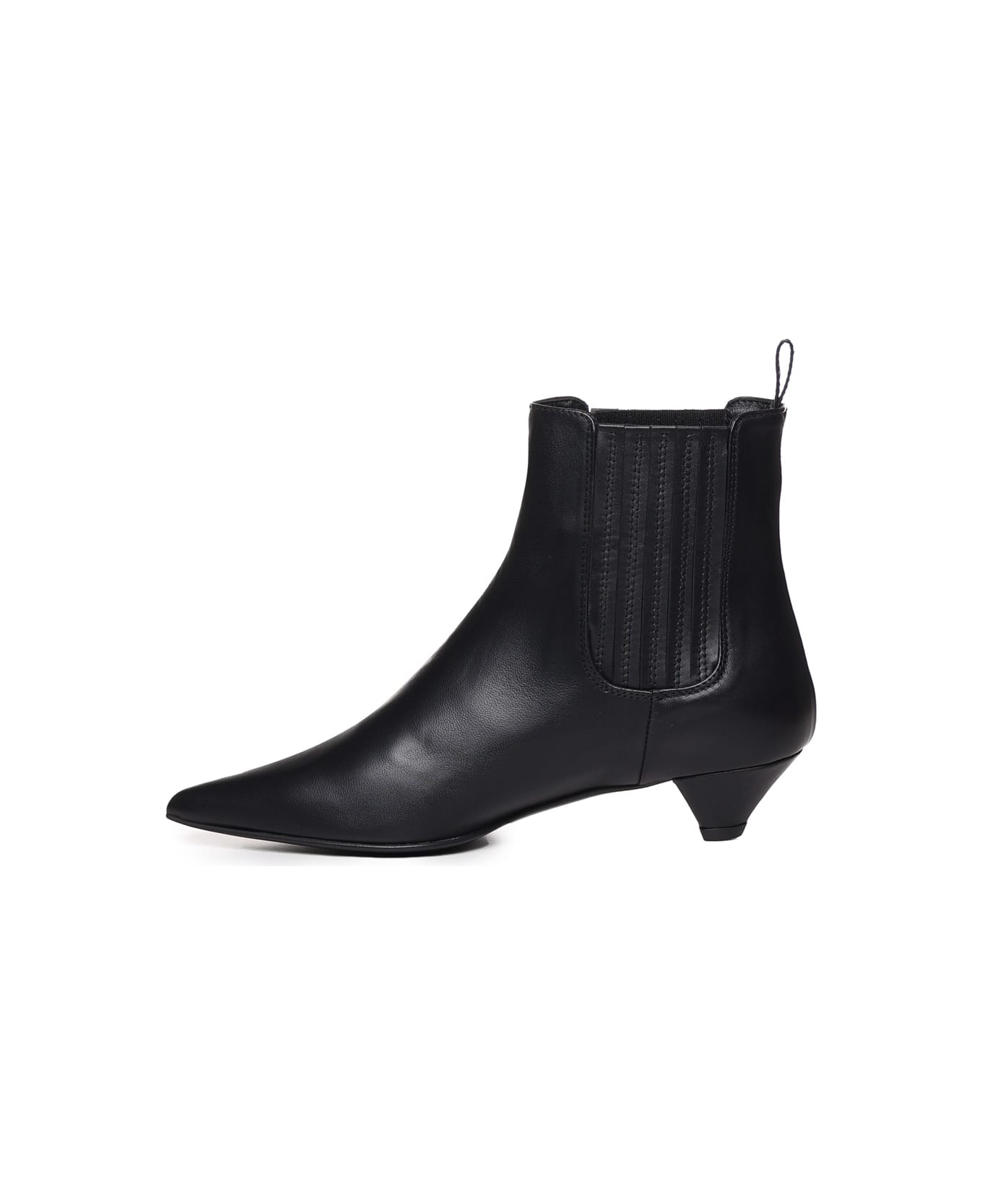 Marc Ellis Leather Ankle Boot - Black