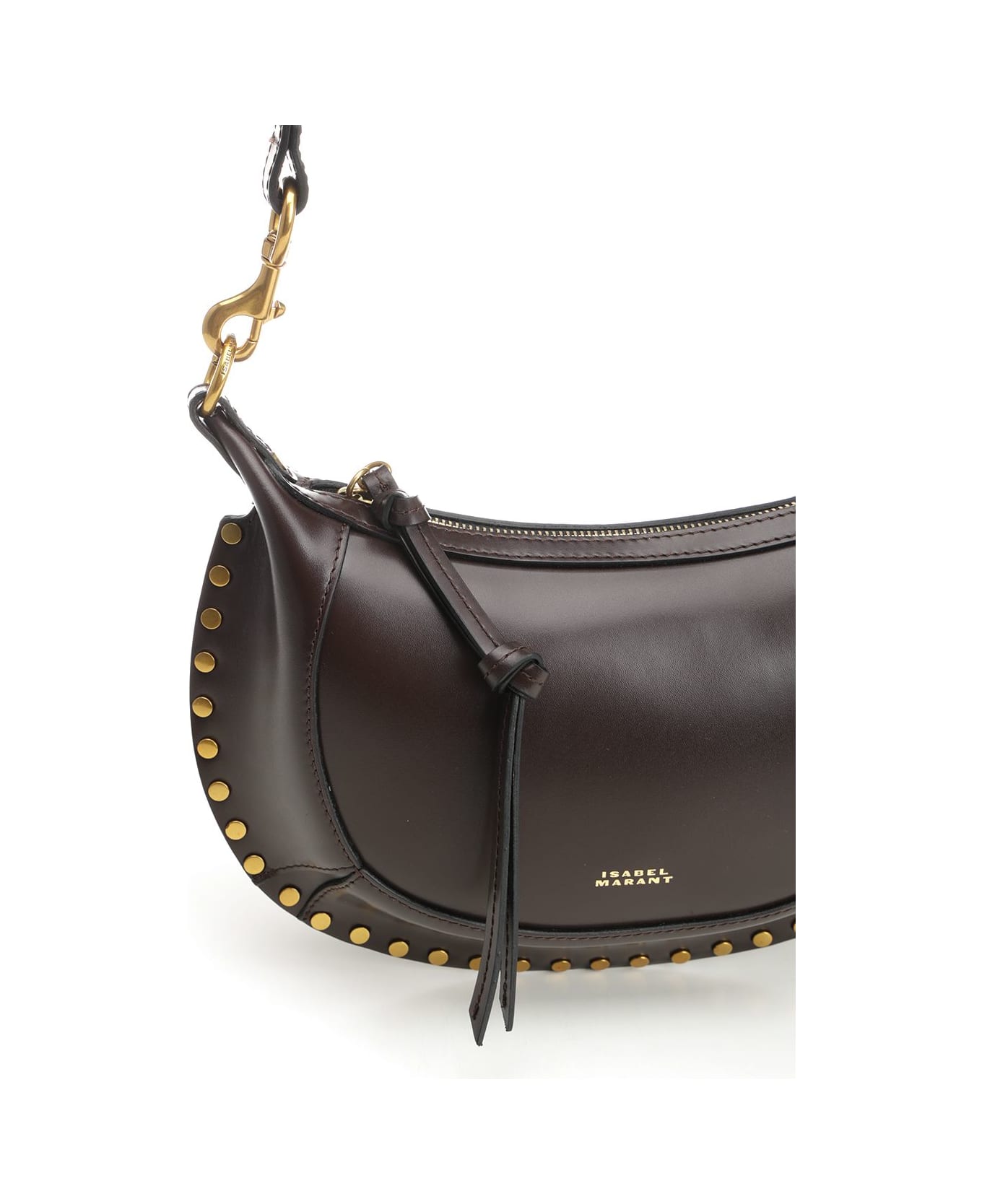 Isabel Marant Oskan Moon Bag - CHOCOLATE